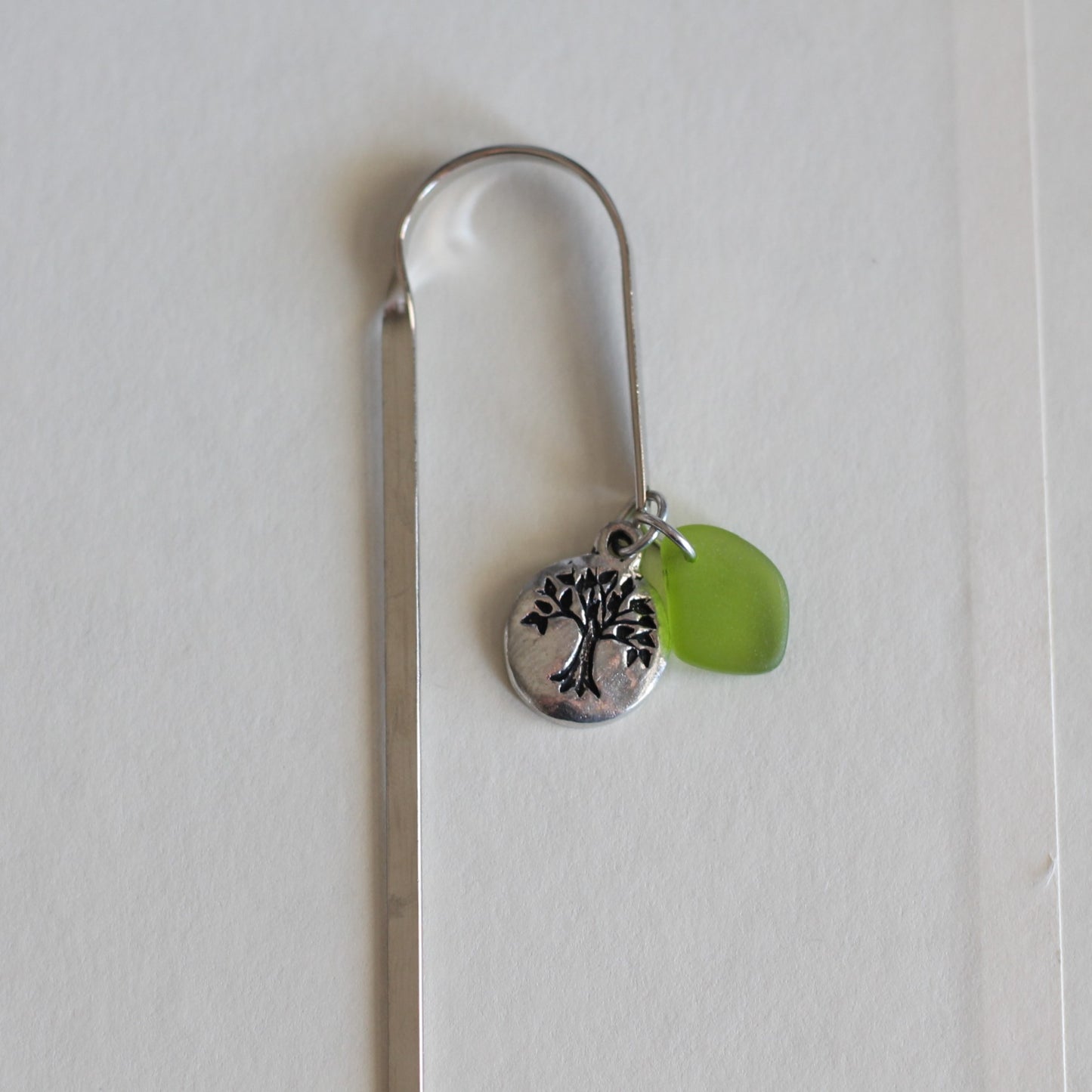 Handmade Pewter Bookmark | 6 Styles - Tree $10 image
