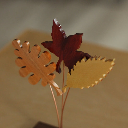 Wood Leaves | Shelf and Table Top Fall Decor