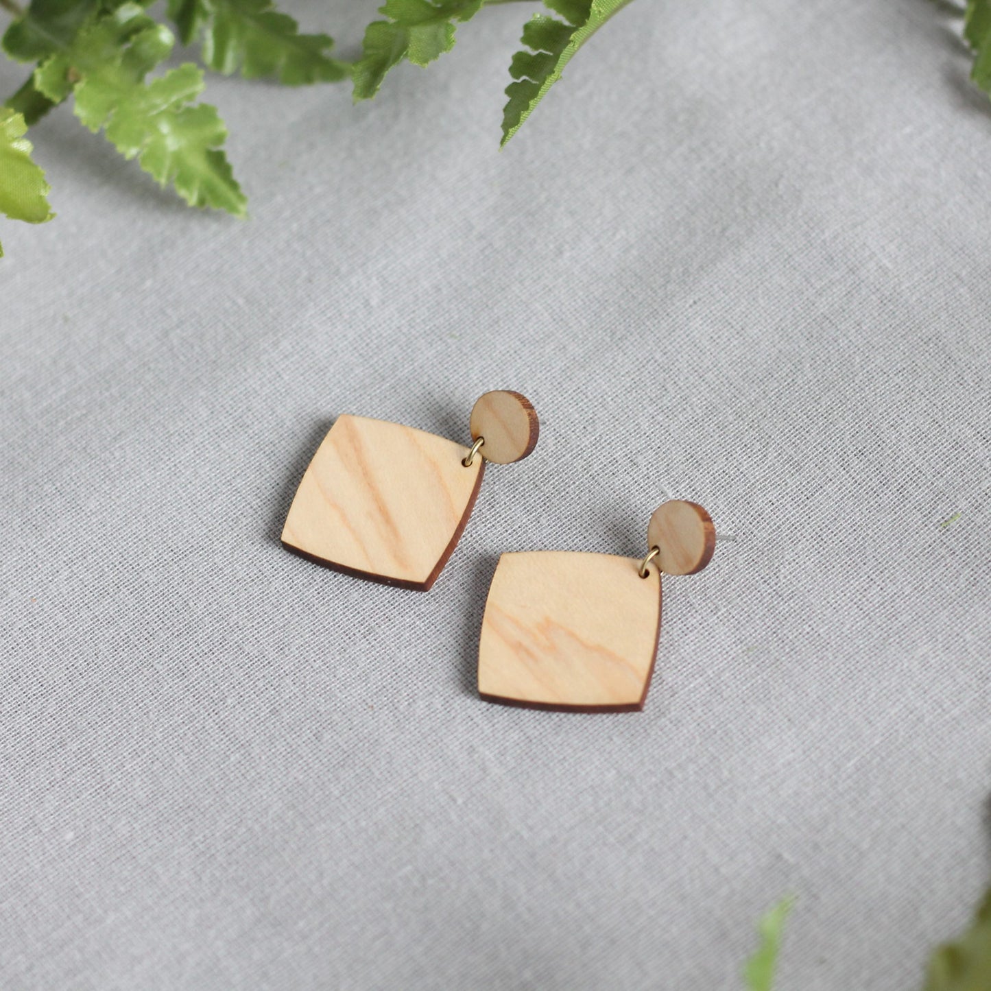 Michele Earrings - Maple $20 image