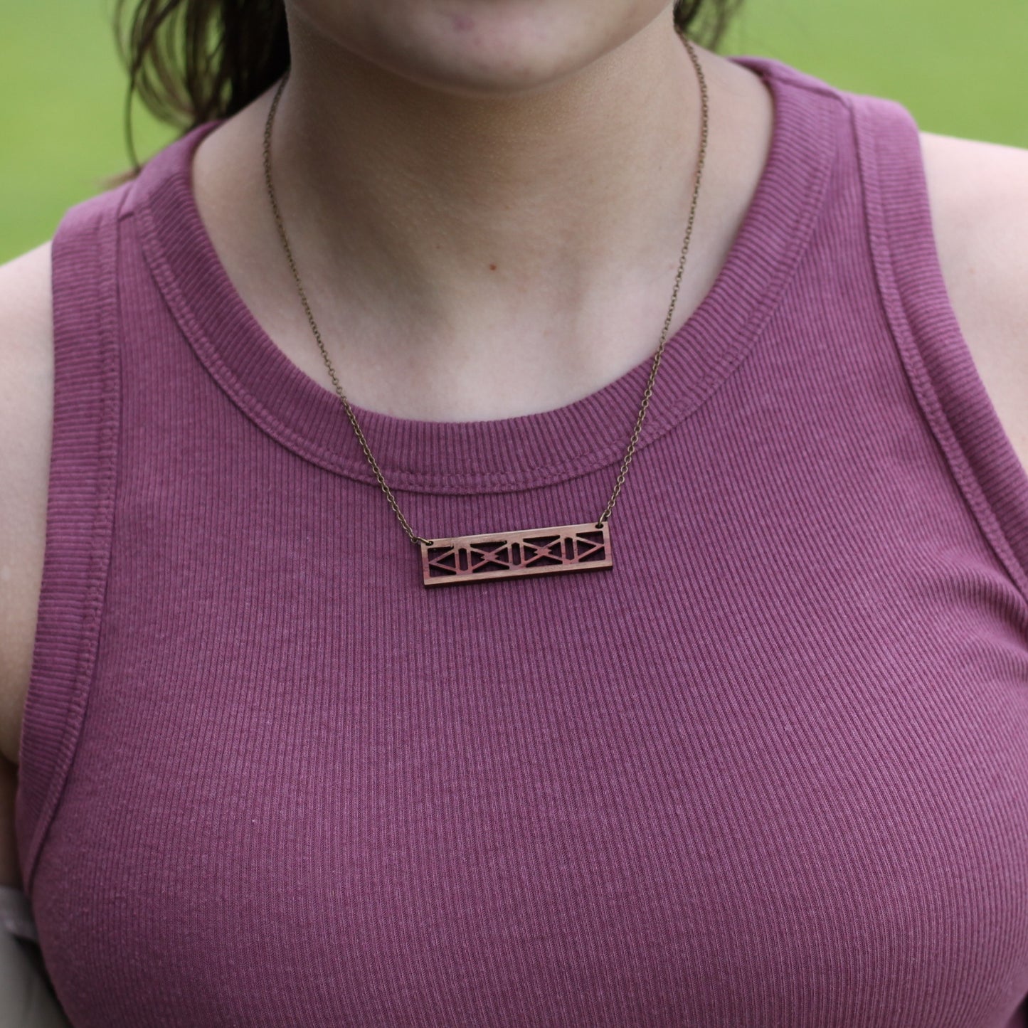 Handmade Wooden Jewelry | Emma Necklace image 8