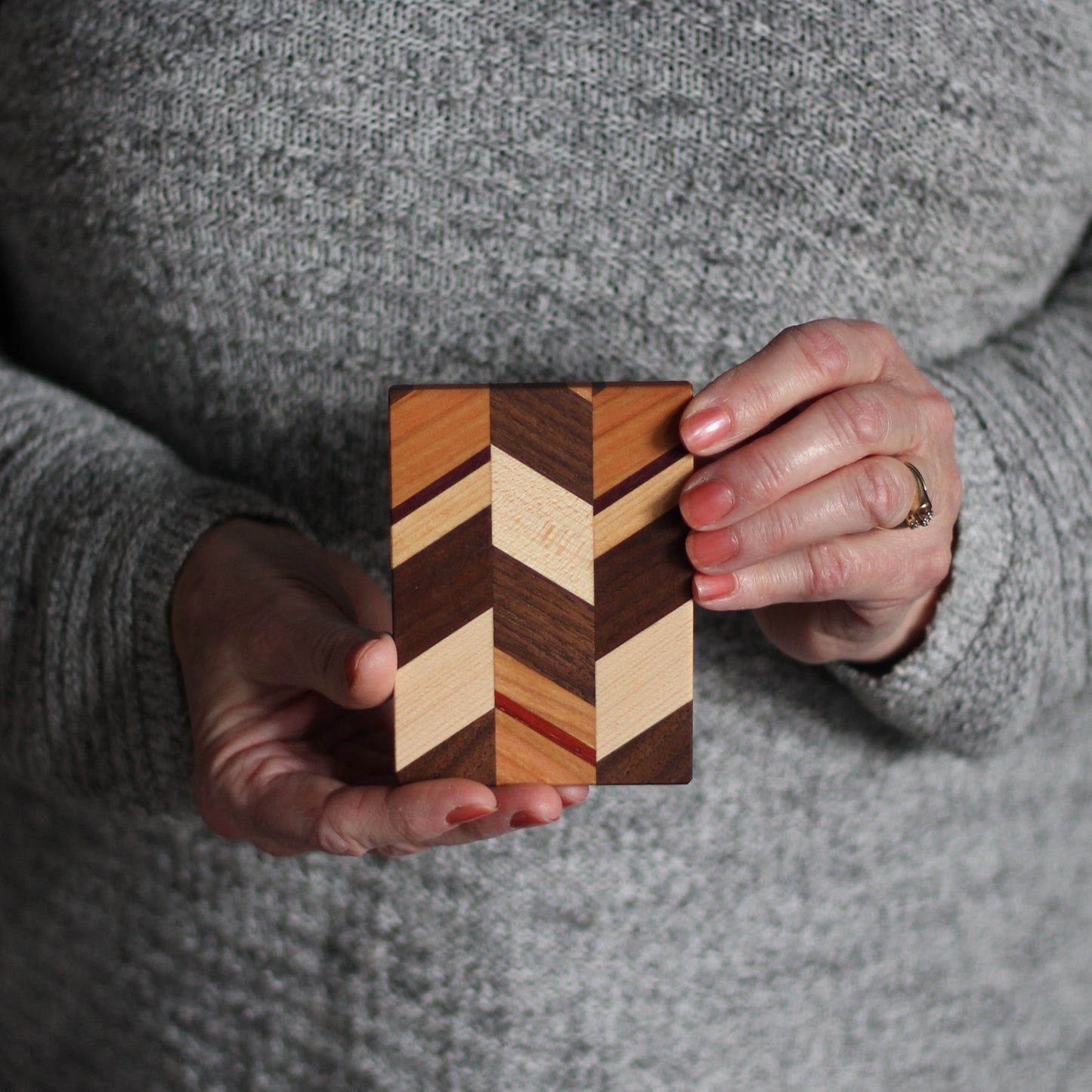 Checkered Trivets - Small ($8) 3" x 4" image