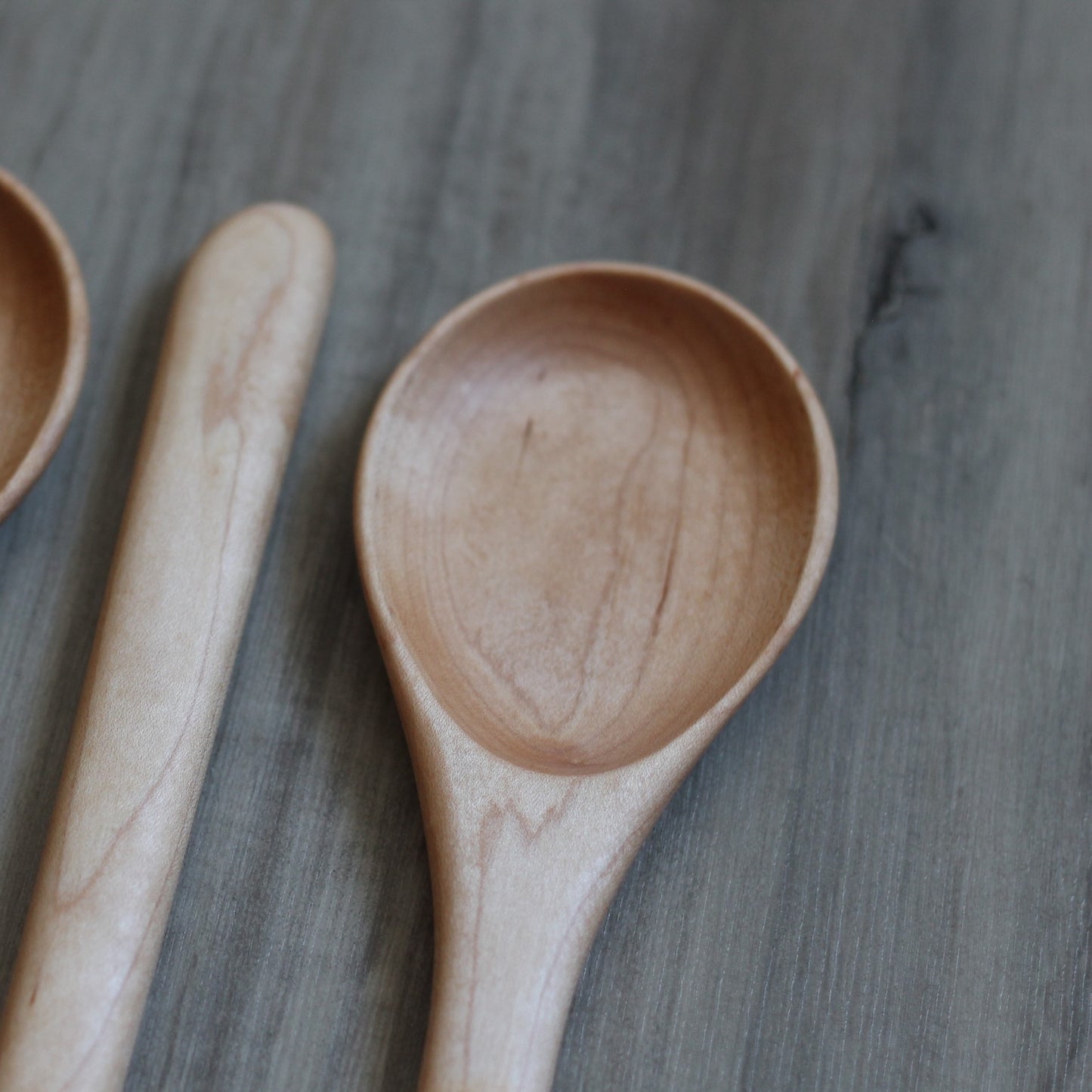 Handmade Wooden Kitchen Utensils | Long Oval Spoon image 7