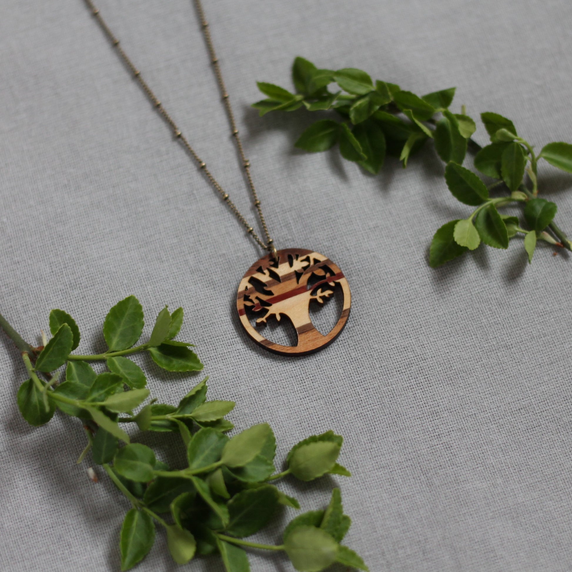 Handmade Wooden Jewelry | Elizabeth Necklace image 0