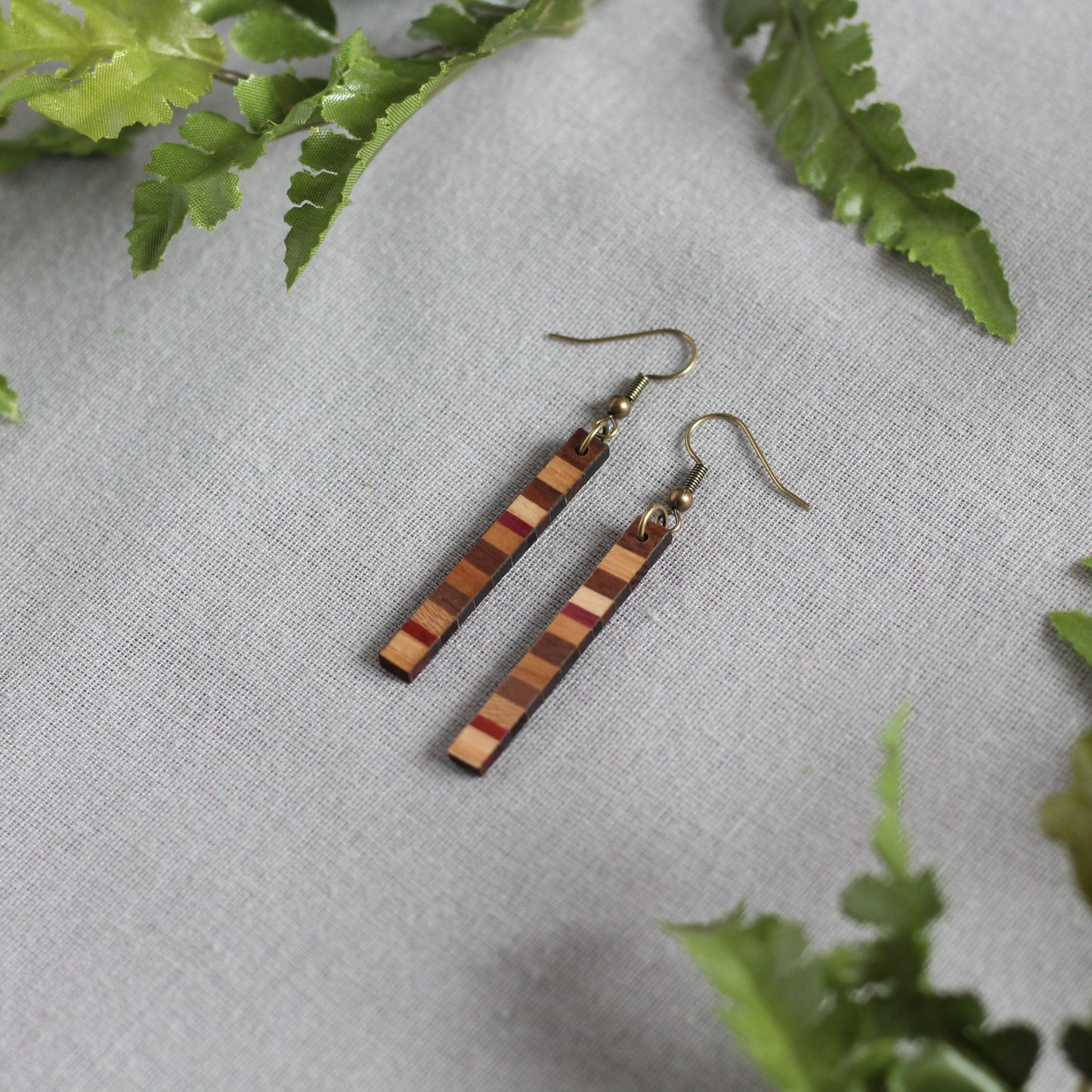 Jina Earrings - Varied Stripes $16 image