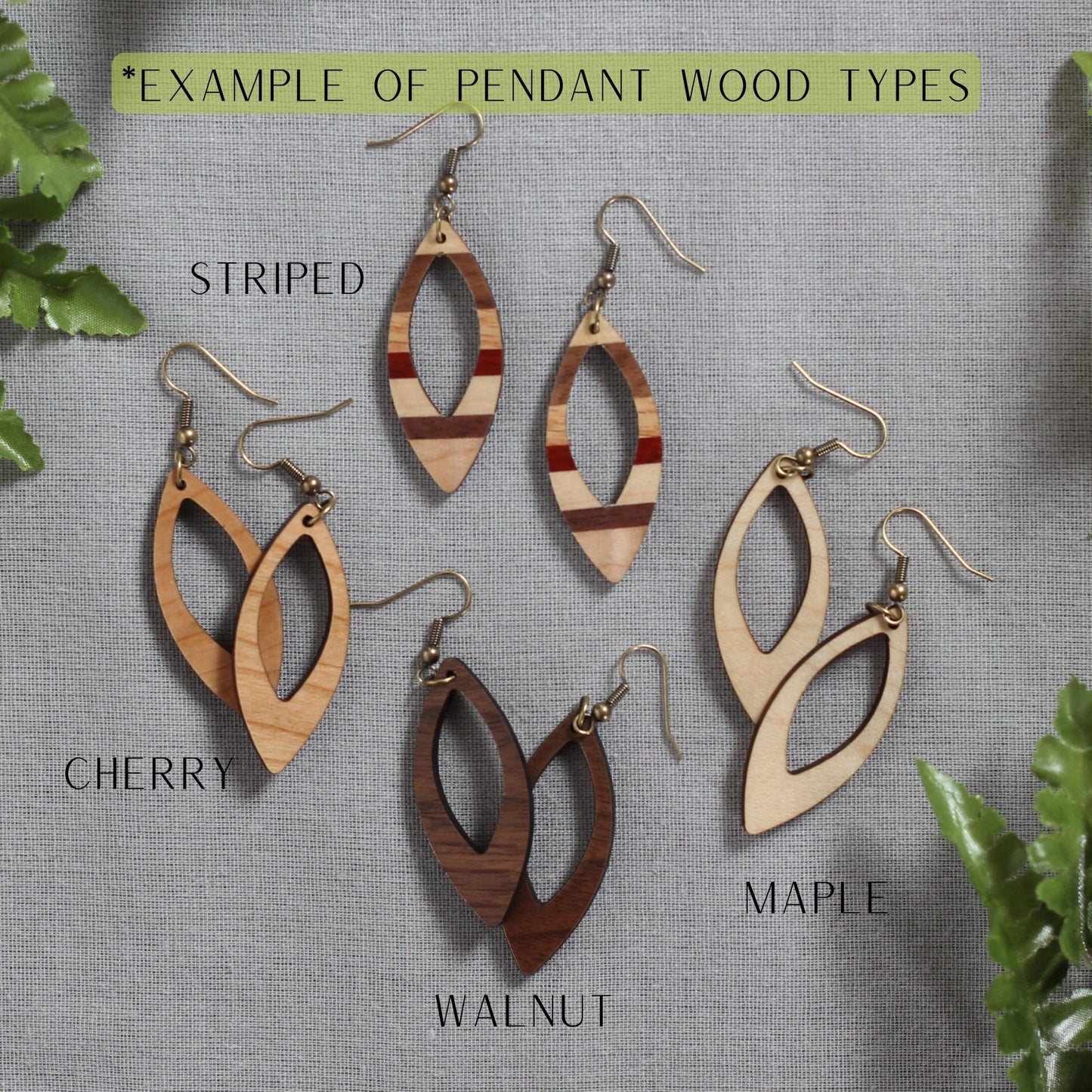 Handmade Wooden Jewelry | Debby Necklace image 2