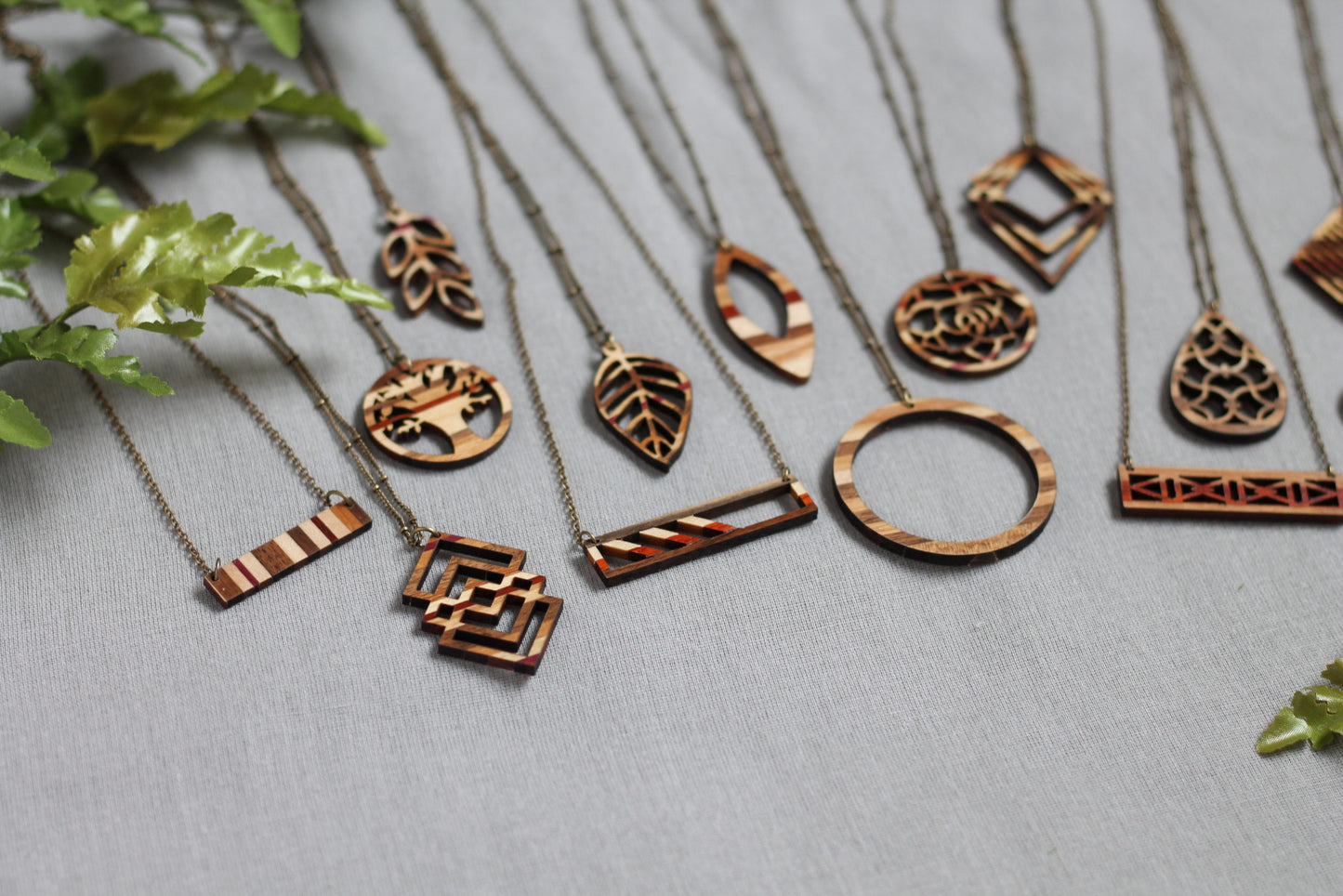 Handmade Wooden Jewelry | Angela Necklace image 6