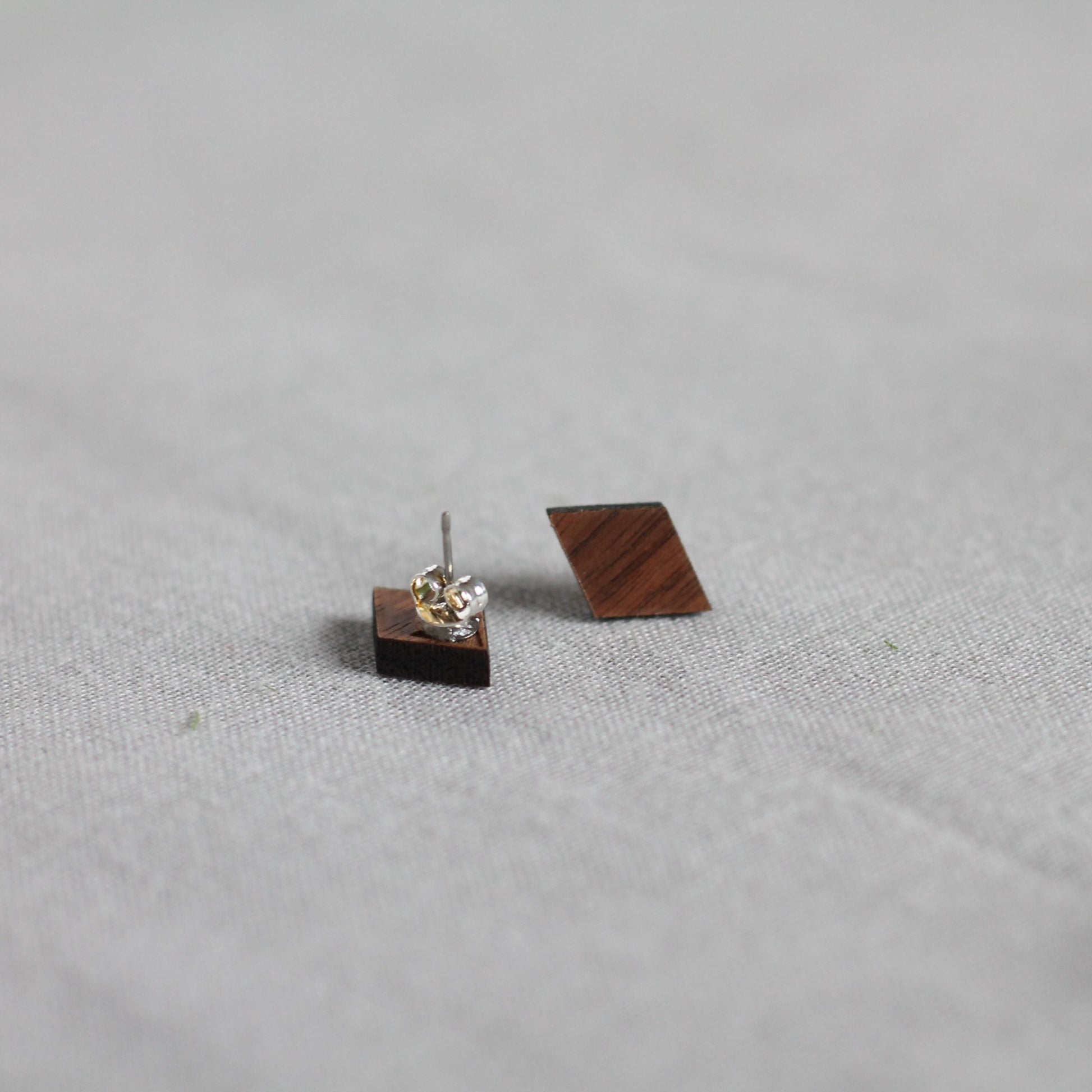 Lindsey Studs - Walnut $10 image