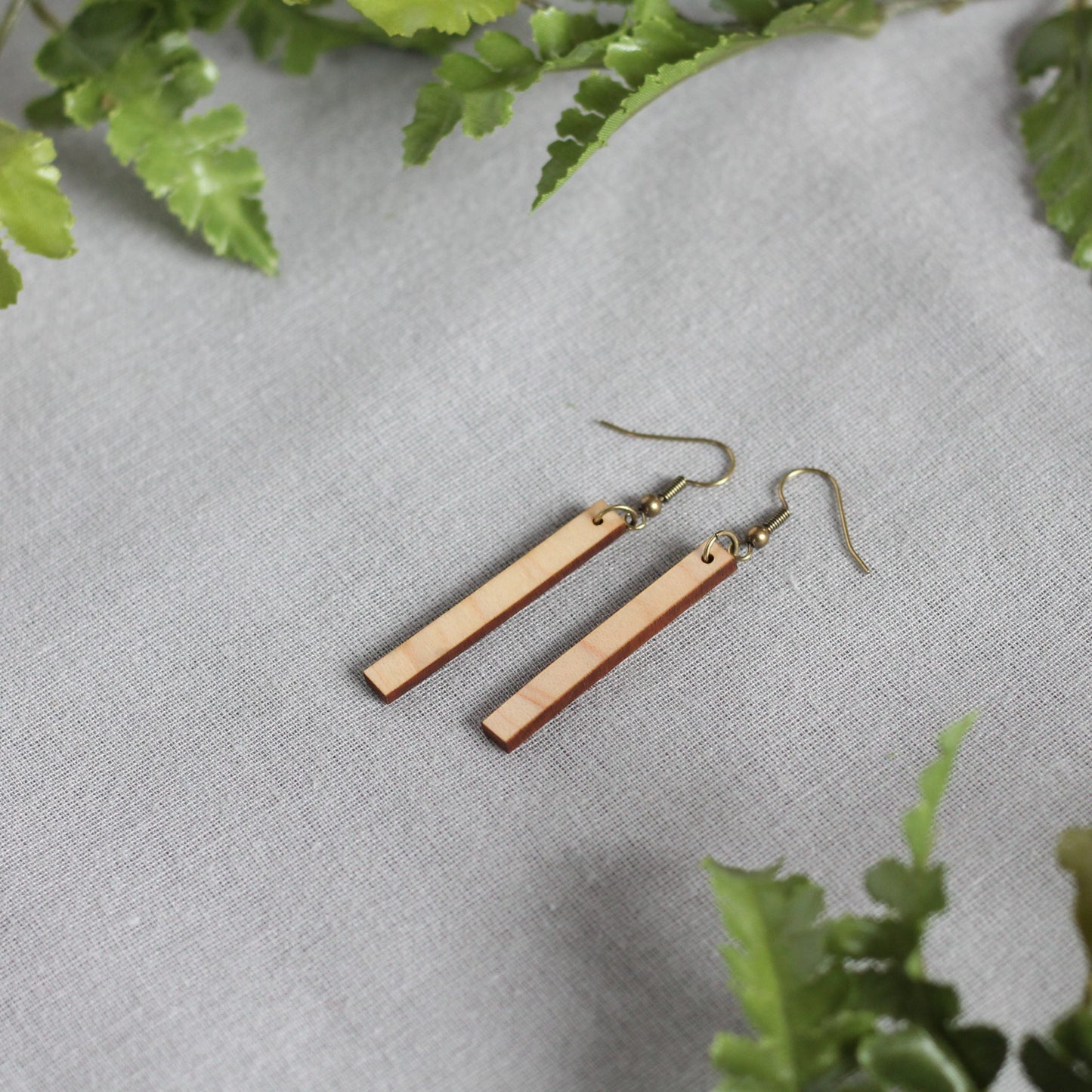 Jina Earrings - Maple $16 image