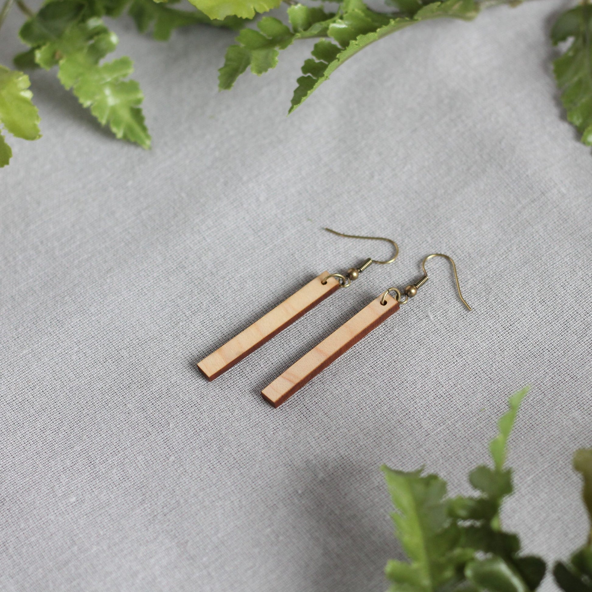 Jina Earrings - Maple $16 image