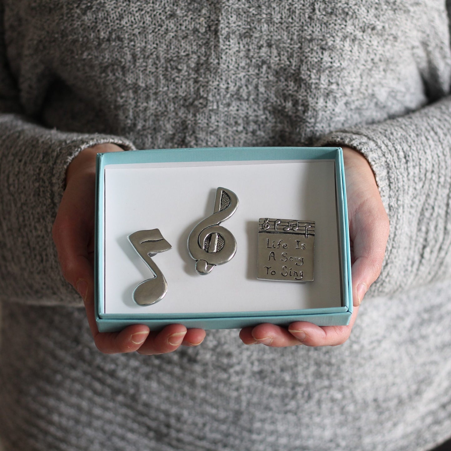 Handmade Pewter Magnet Set | 13 Styles image 9