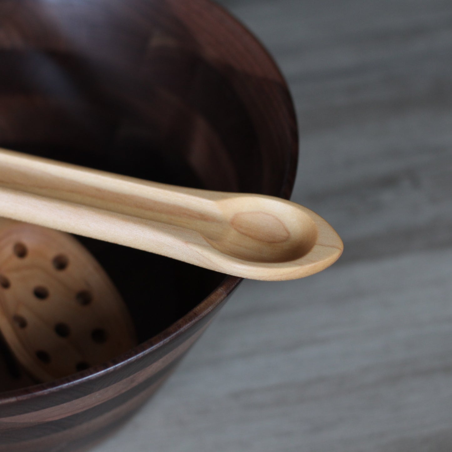 Handmade Wooden Kitchen Utensils | Short Tasting Spoon image 5