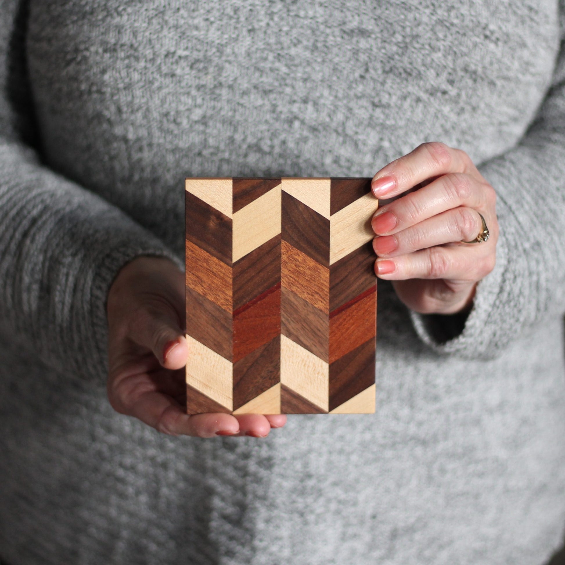Checkered Trivets - Medium ($10) 4" x 5" image