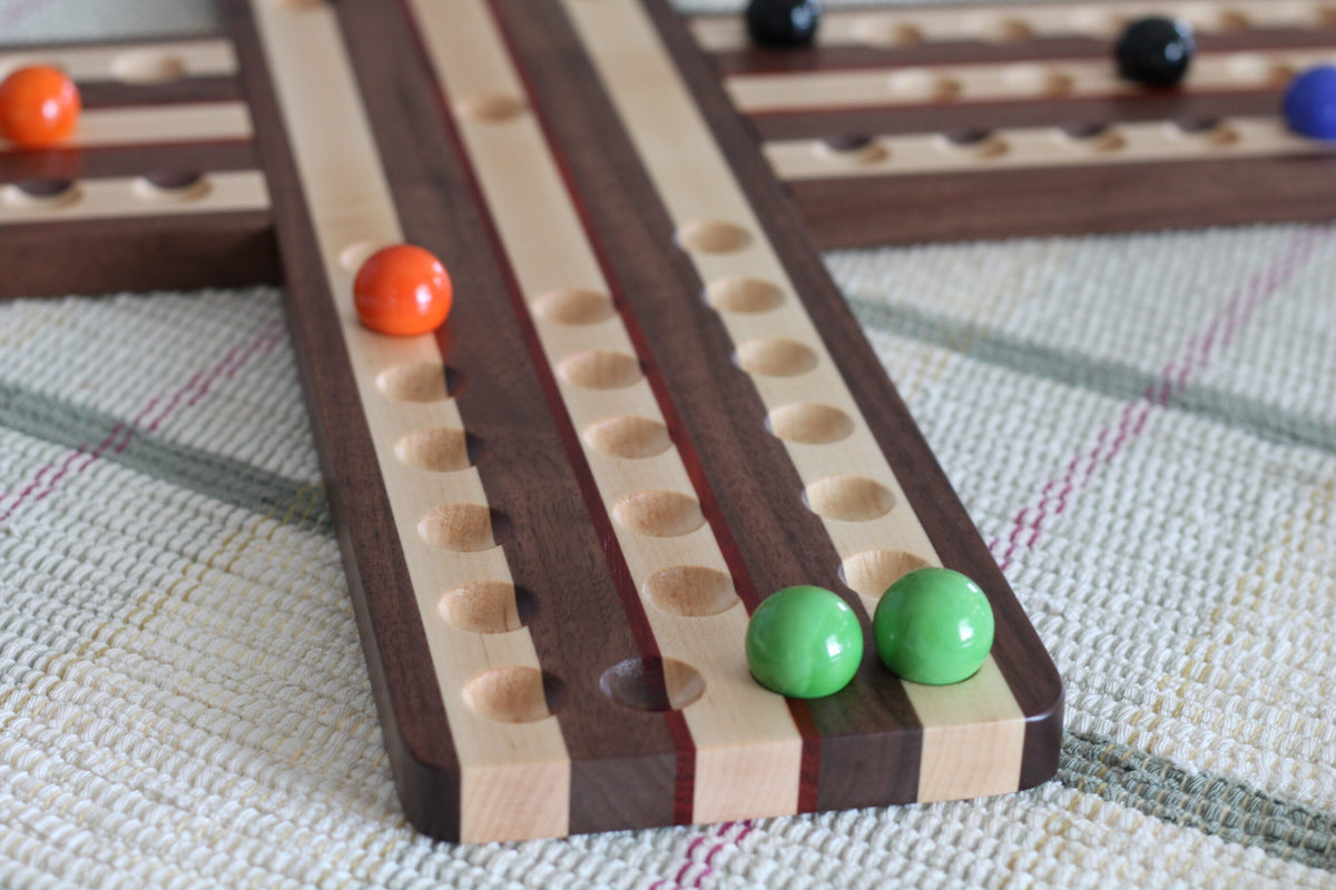Handmade Wooden Marble Board Game image 7