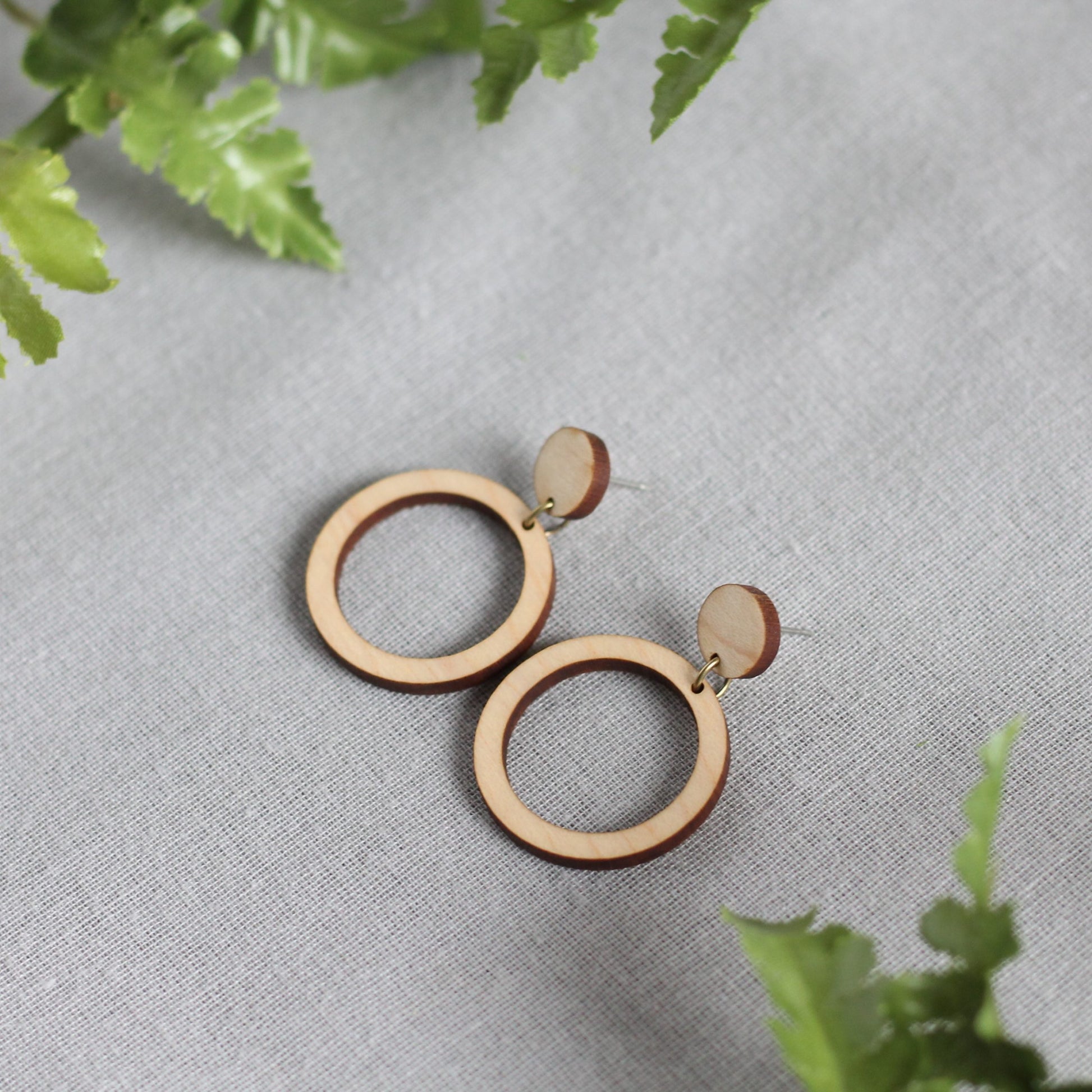 Jennifer Earrings - Maple $20 image