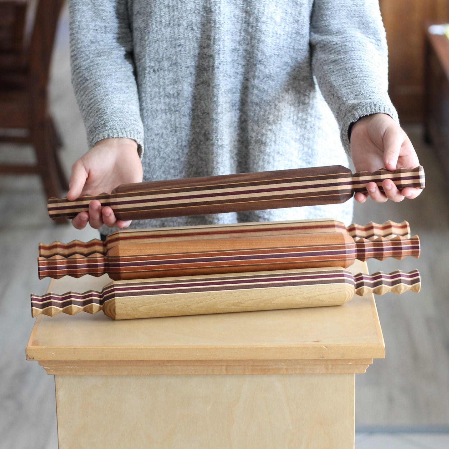 Handmade Solid Wood Rolling Pin | Martha image 5