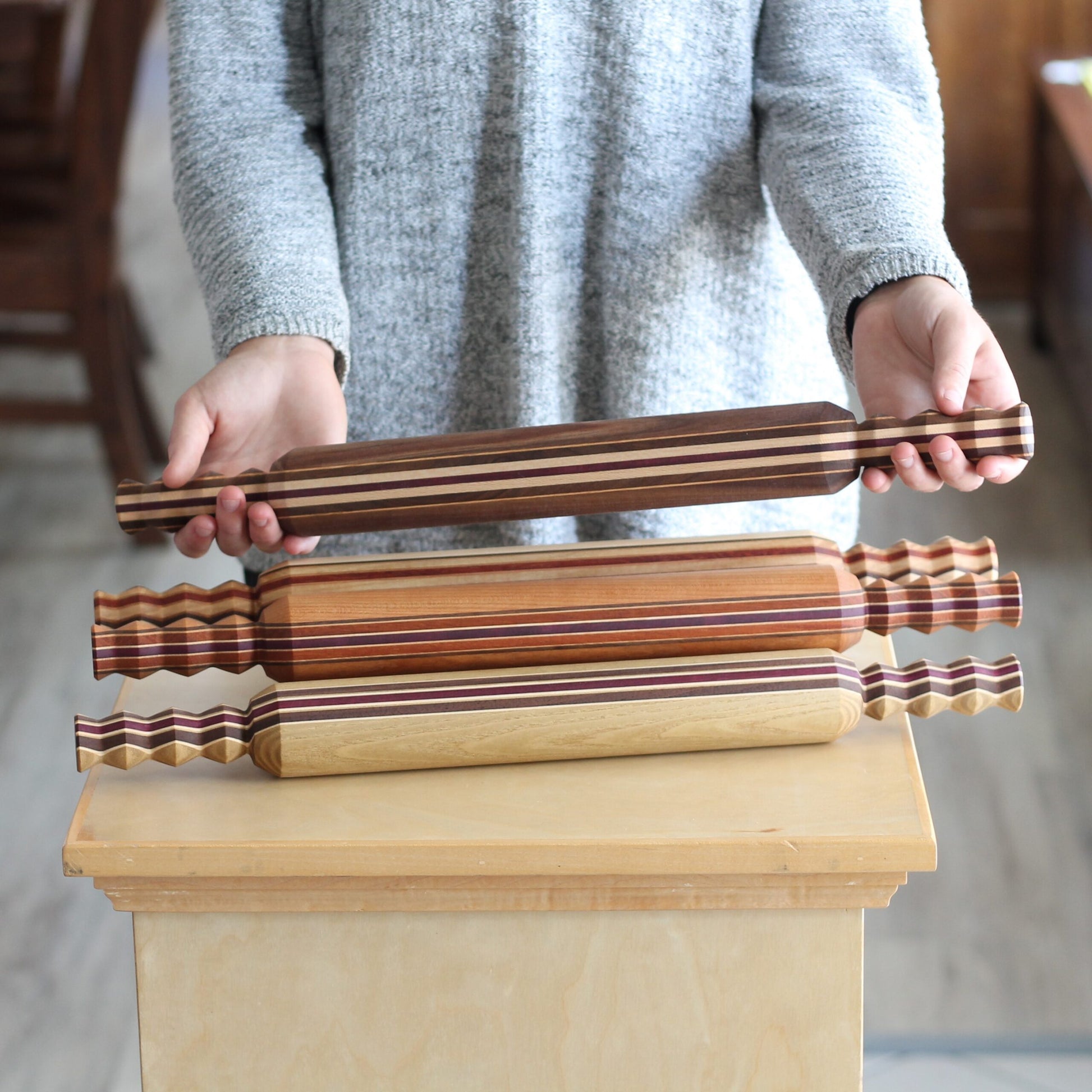 Handmade Solid Wood Rolling Pin | Martha image 5