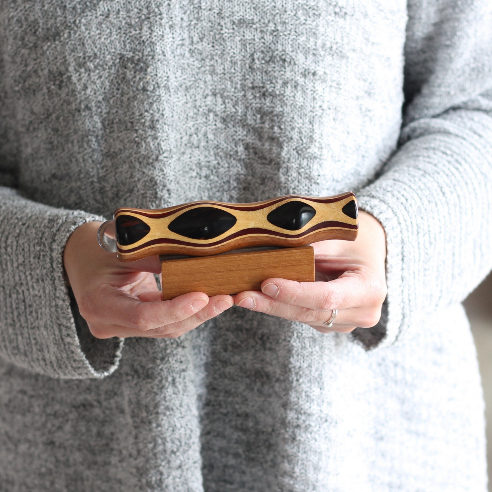 Wooden Inlay Teleidoscopes | 5.5 Inch and 4.5 Inch Collector's Item image 8