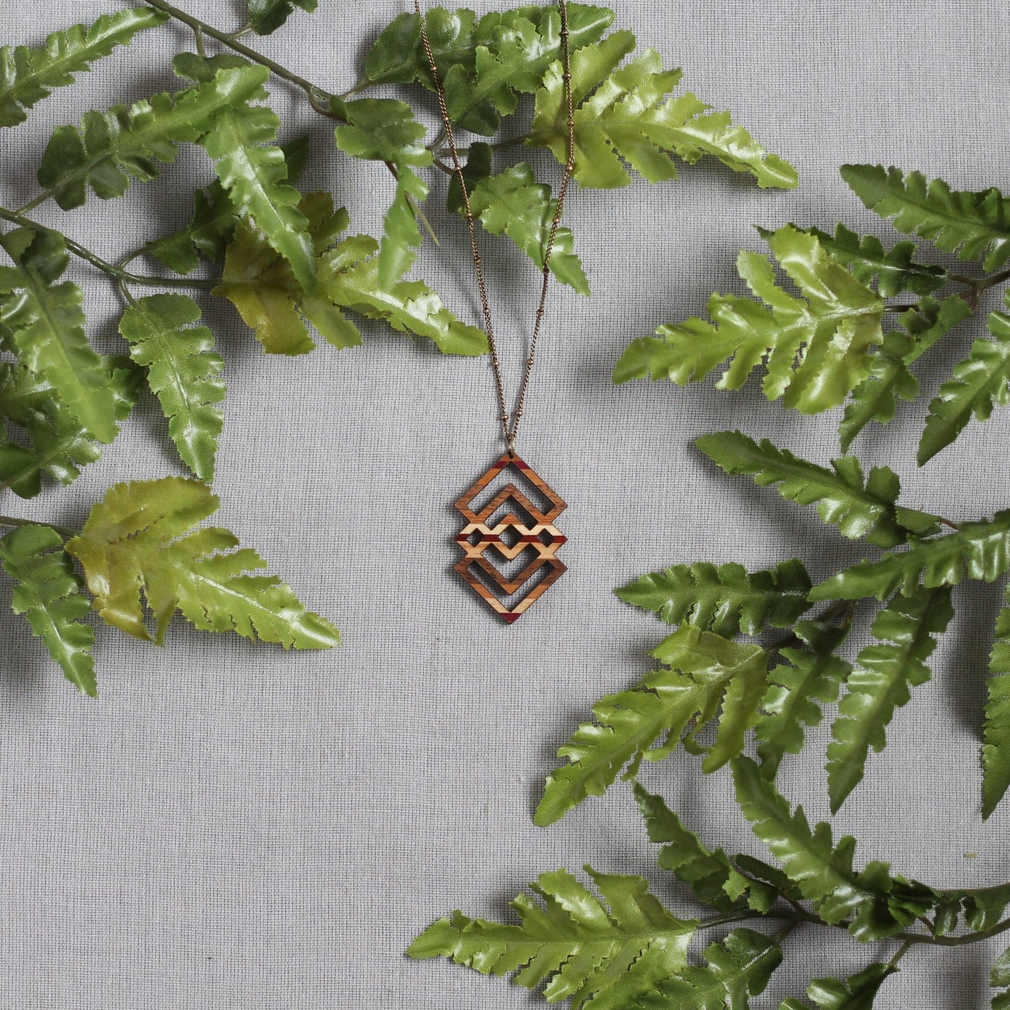 Handmade Wooden Jewelry | Mira Necklace image 1