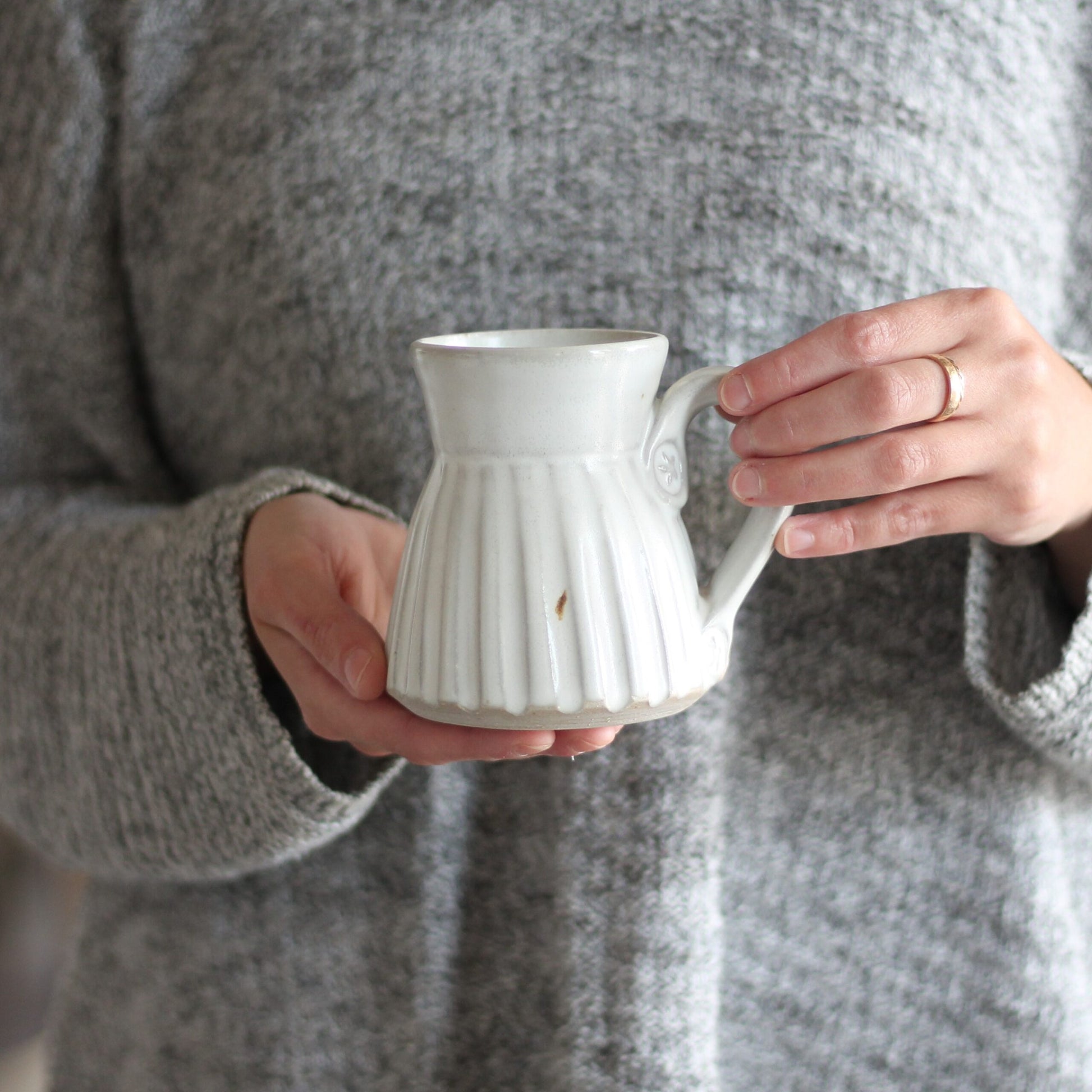 SECONDS SALE | Handmade Pottery | 8oz. Small Mug image 6