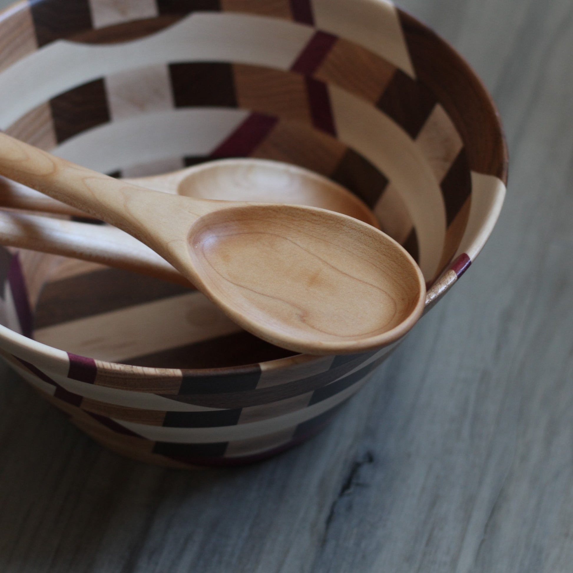 Handmade Wooden Kitchen Utensils | Long Oval Spoon image 5