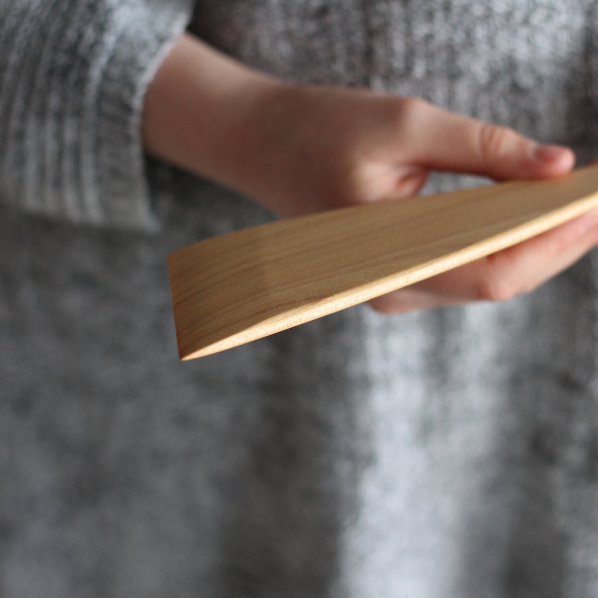 Handmade Wooden Kitchen Utensils | Thin Large Spatula image 2