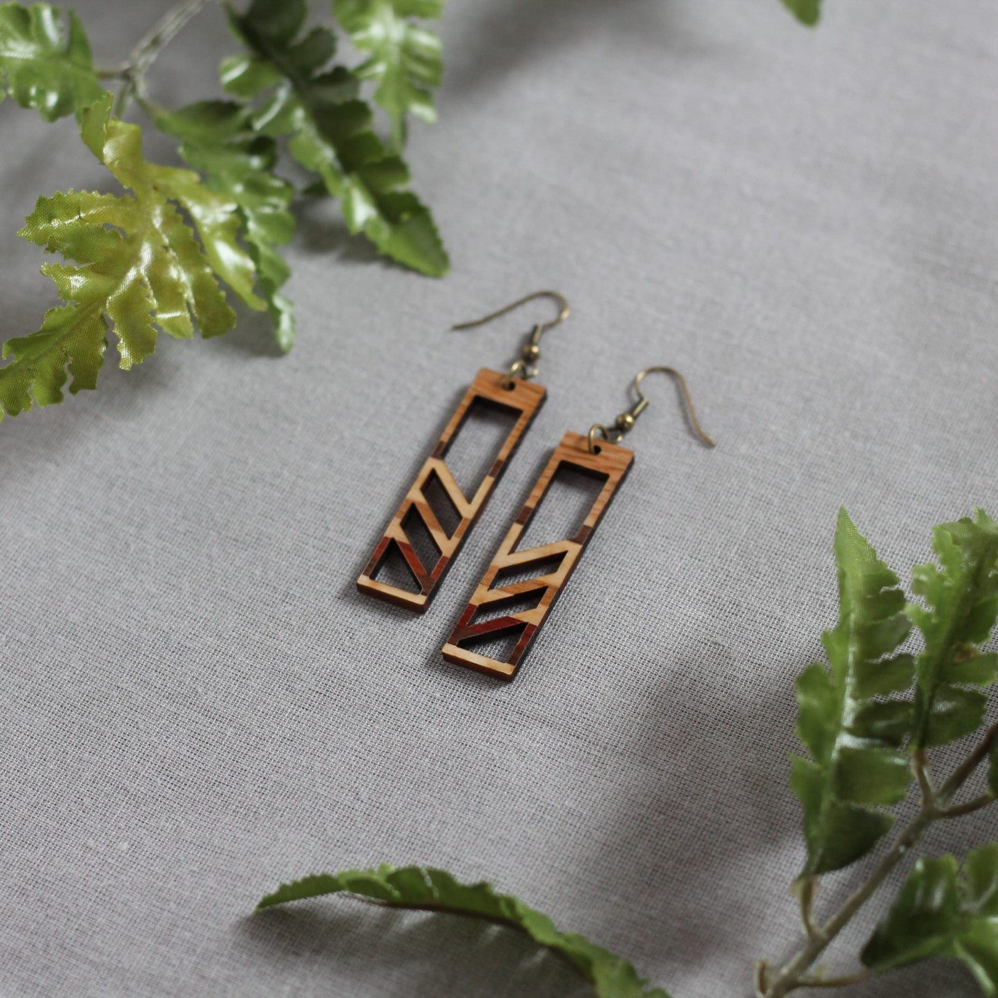 Ella Earrings - Varied Stripes $24 image