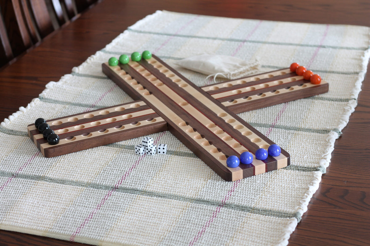 Handmade Wooden Marble Board Game image 2
