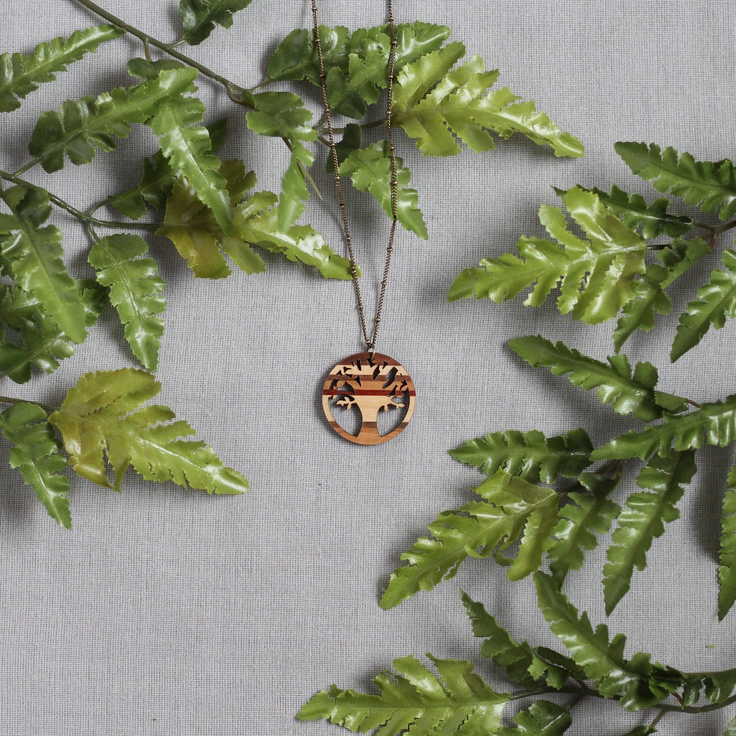 Handmade Wooden Jewelry | Elizabeth Necklace image 1