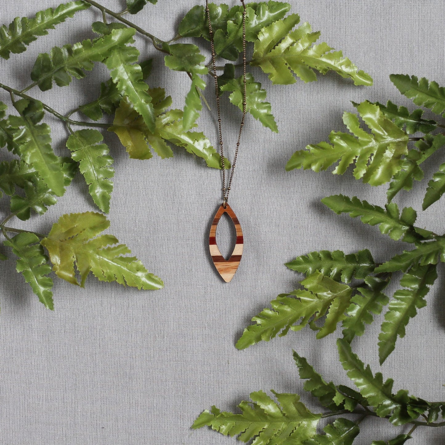 Handmade Wooden Jewelry | Debby Necklace image 1