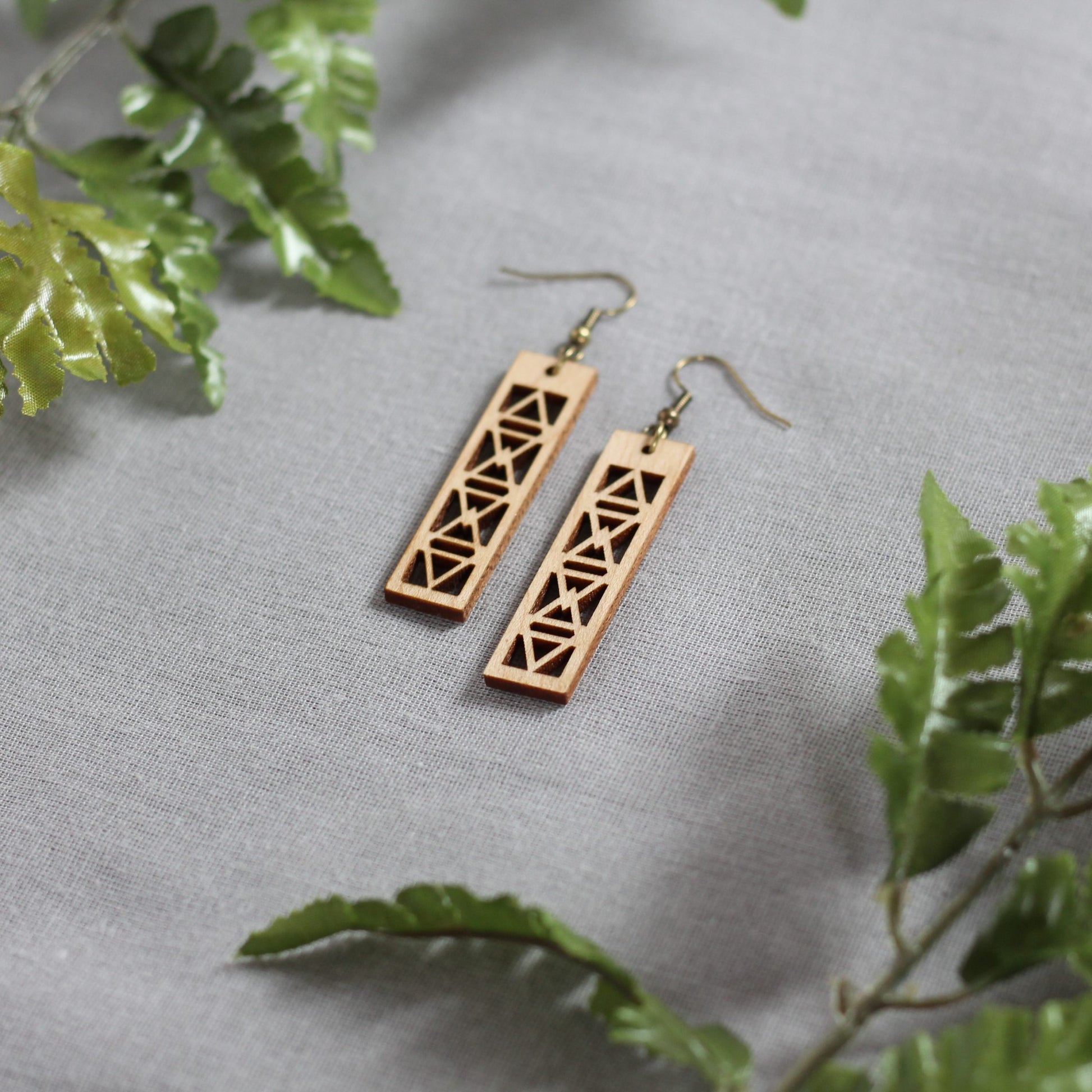 Emma Earrings - Maple $24 image