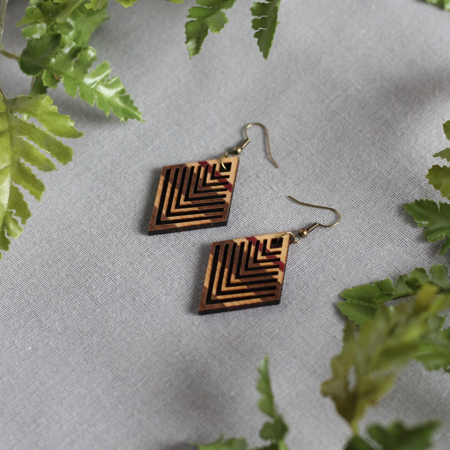 Tessa Earrings - Varied Stripes $24 image