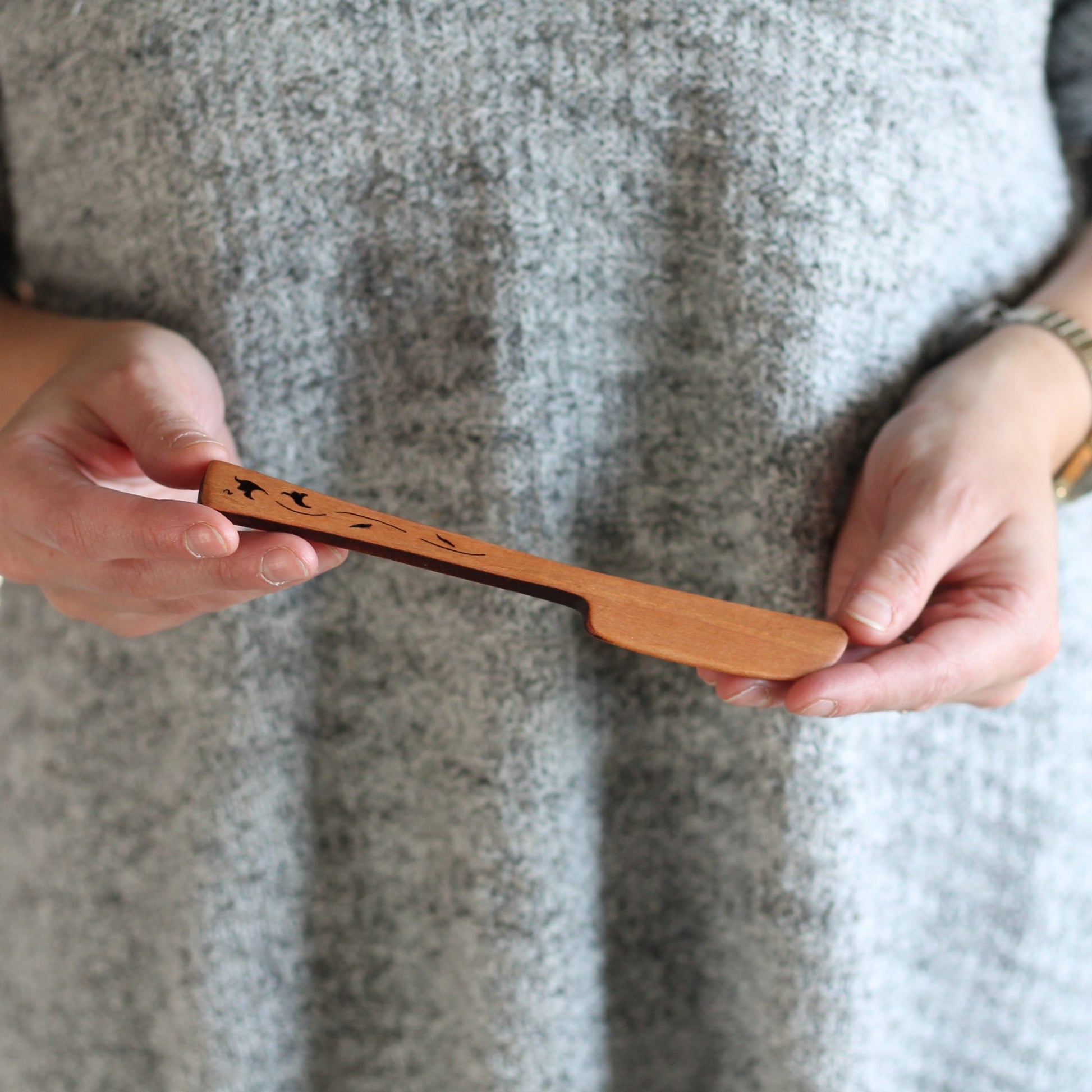 Wooden Spreader | 4 Designs - Floral $13 image