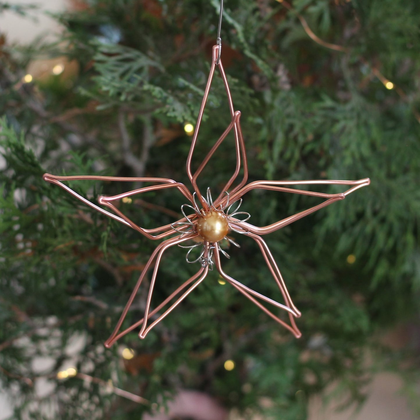 Handmade Wire Star Ornaments image 4