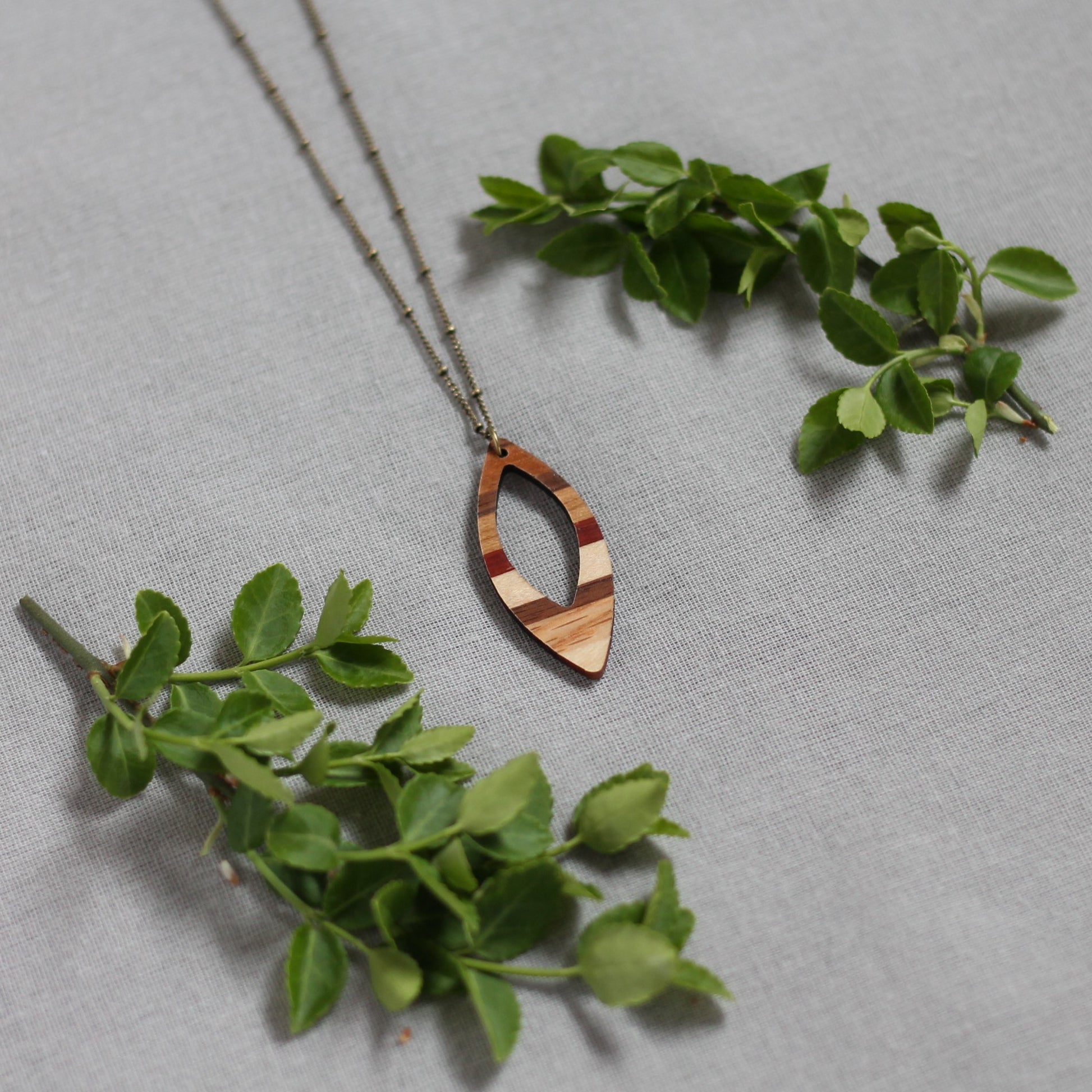 Handmade Wooden Jewelry | Debby Necklace image 0