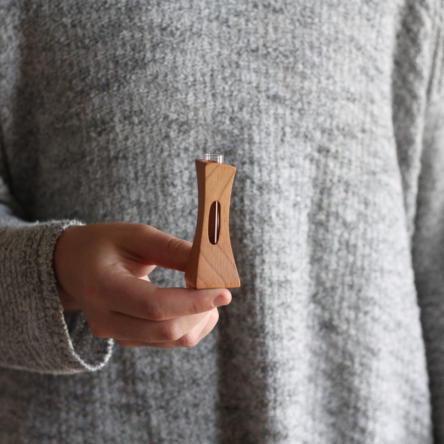 Small Wooden Bud Vase image 6