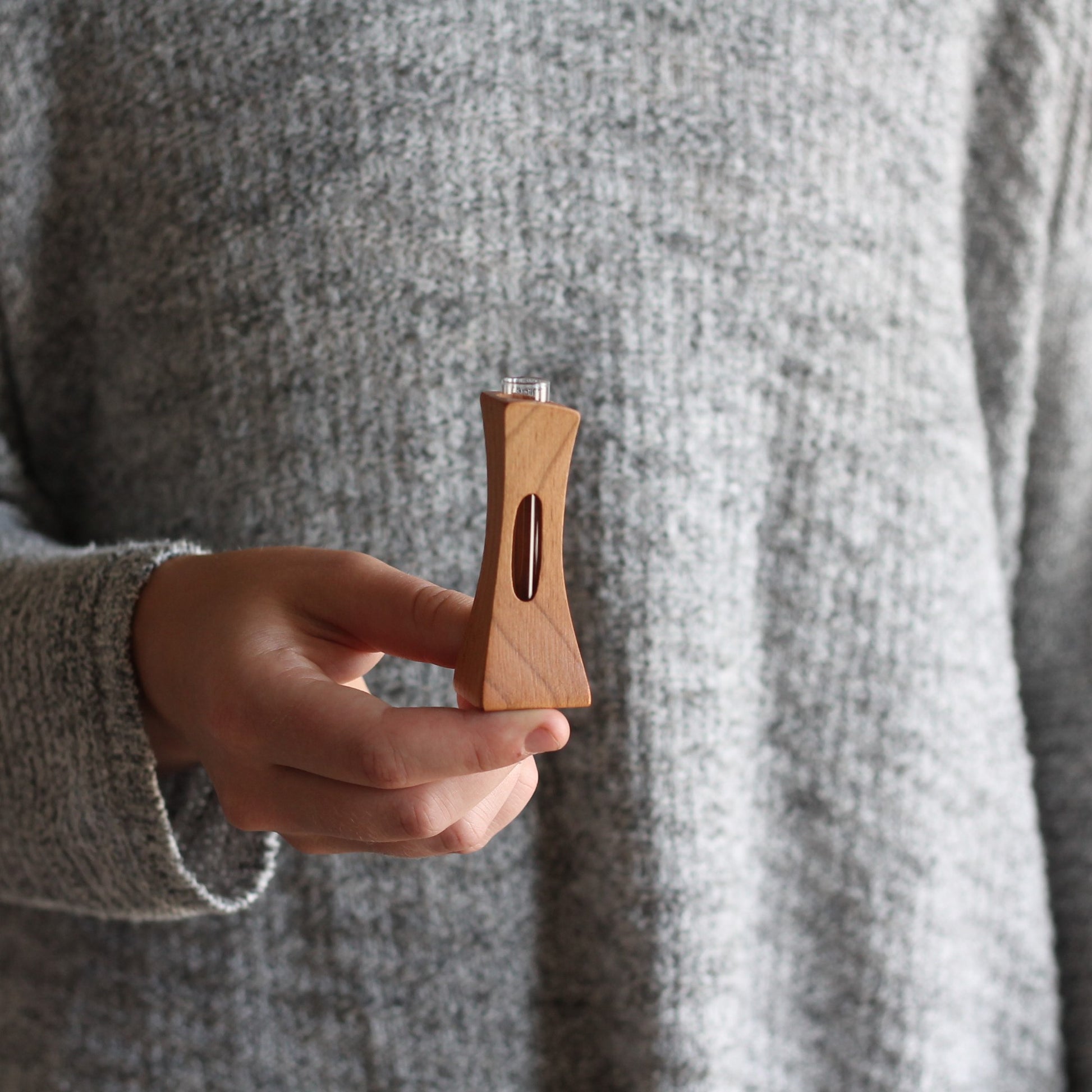 Small Wooden Bud Vase image 6