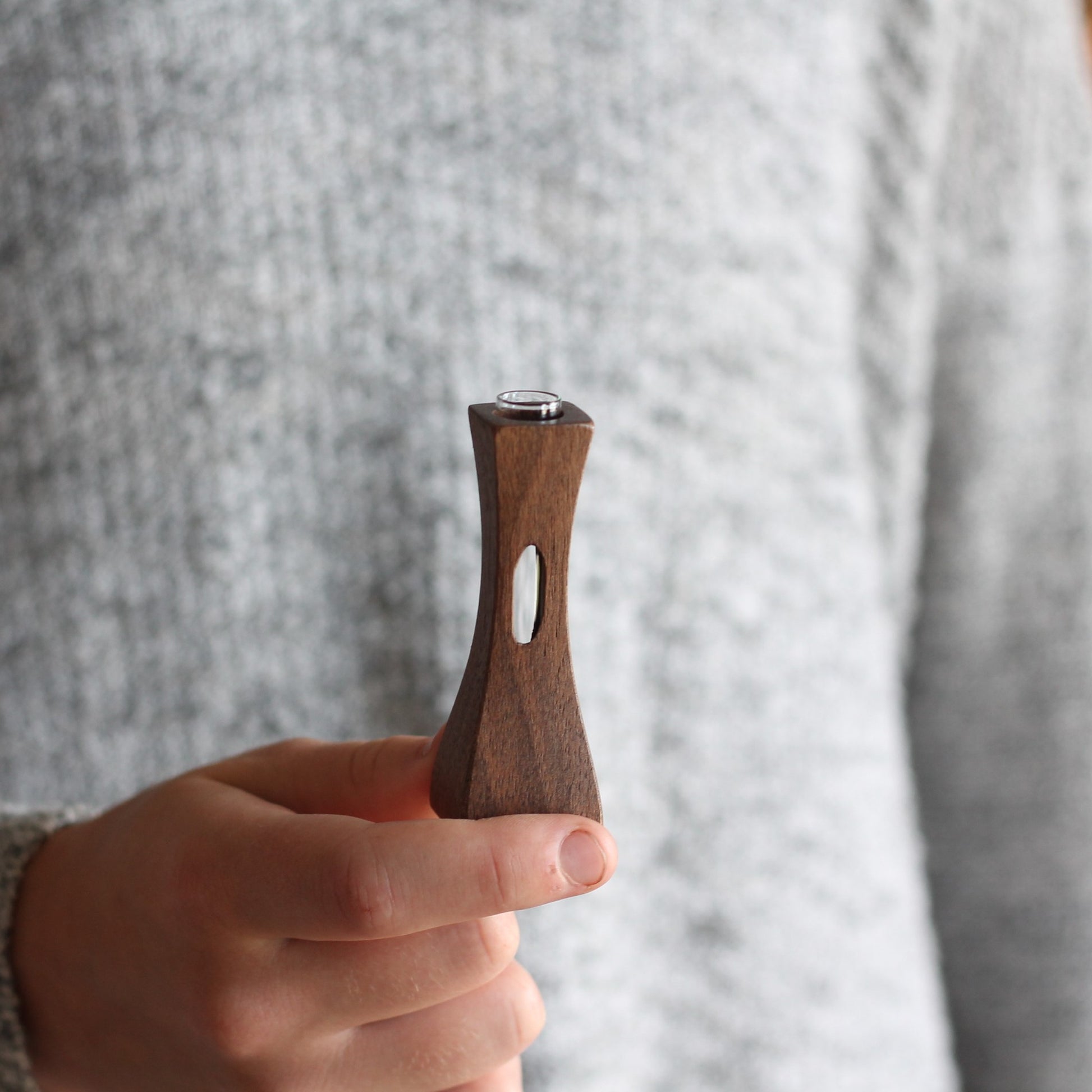 Small Wooden Bud Vase image 12