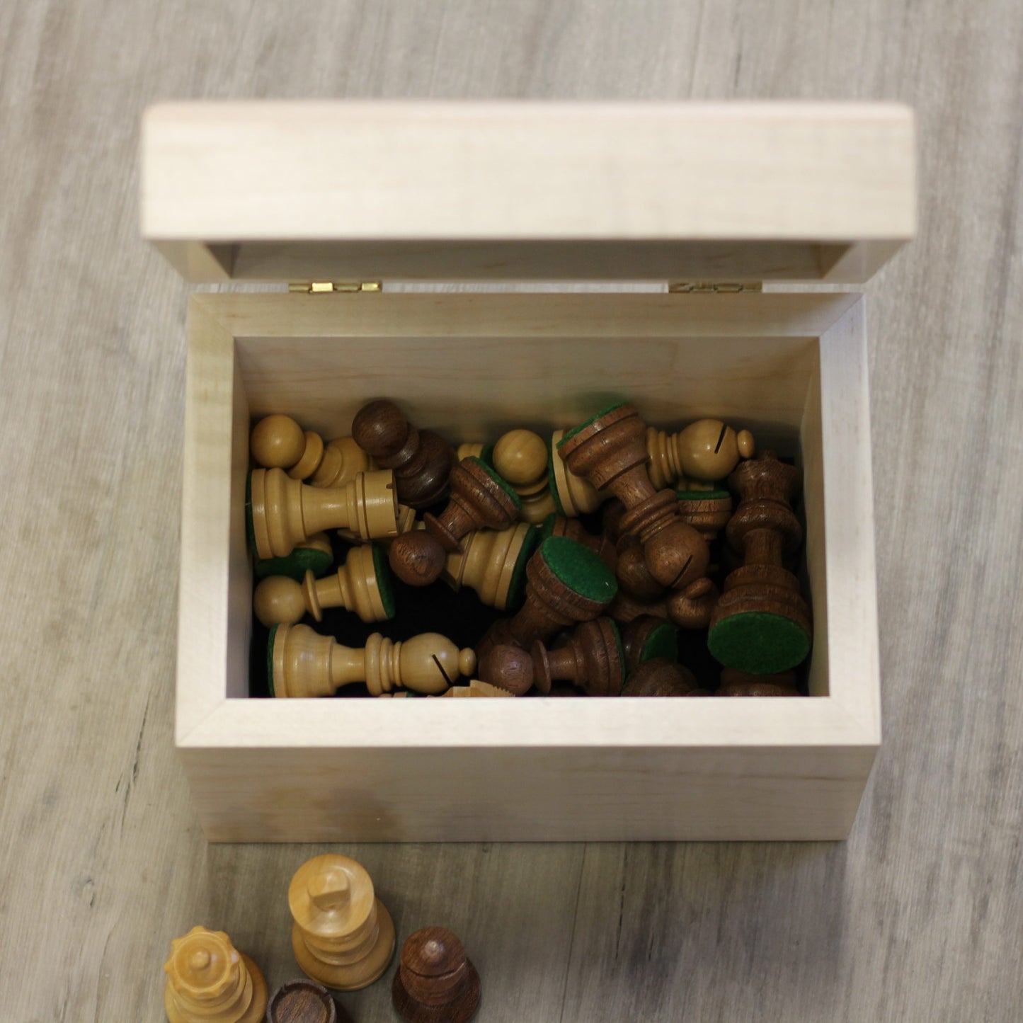 Chess Piece Box | For Small + Medium Pieces image 2