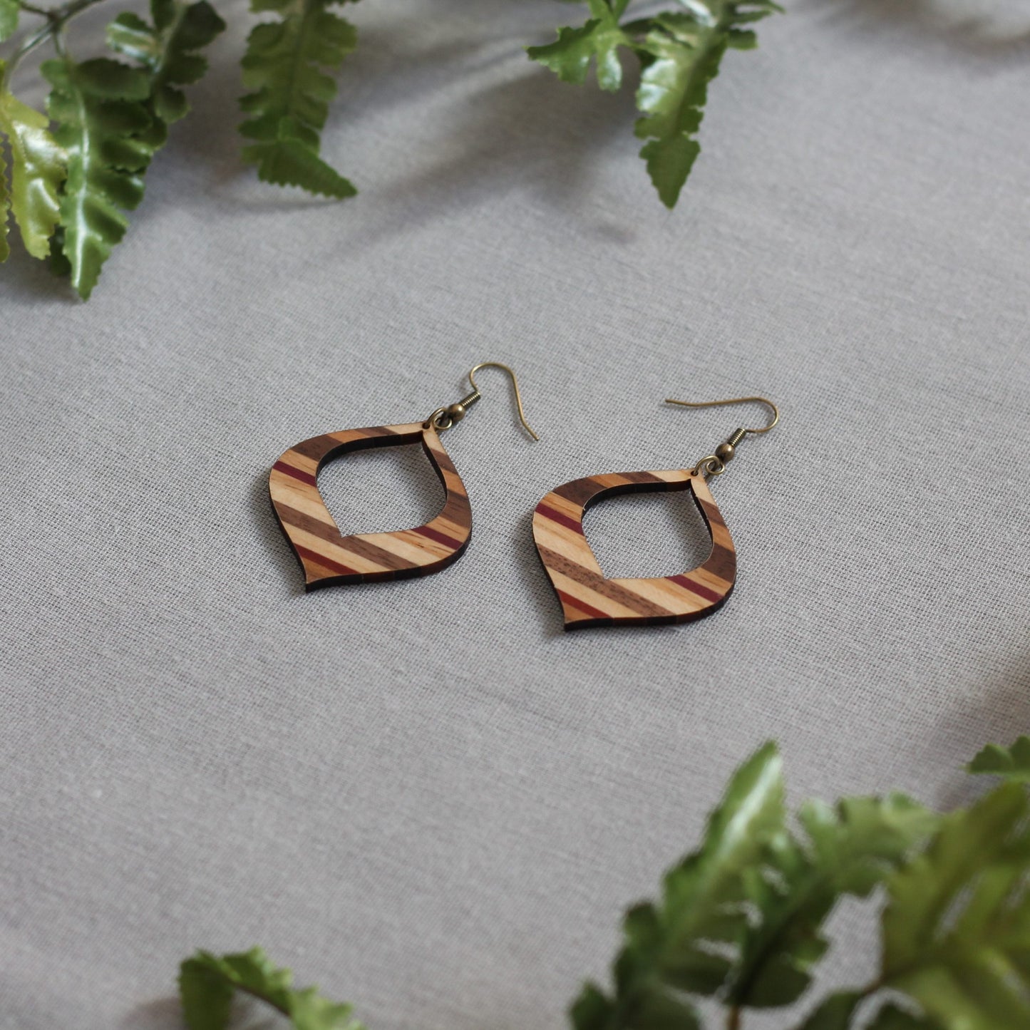 Linda Earrings - Varied Stripes $20 image