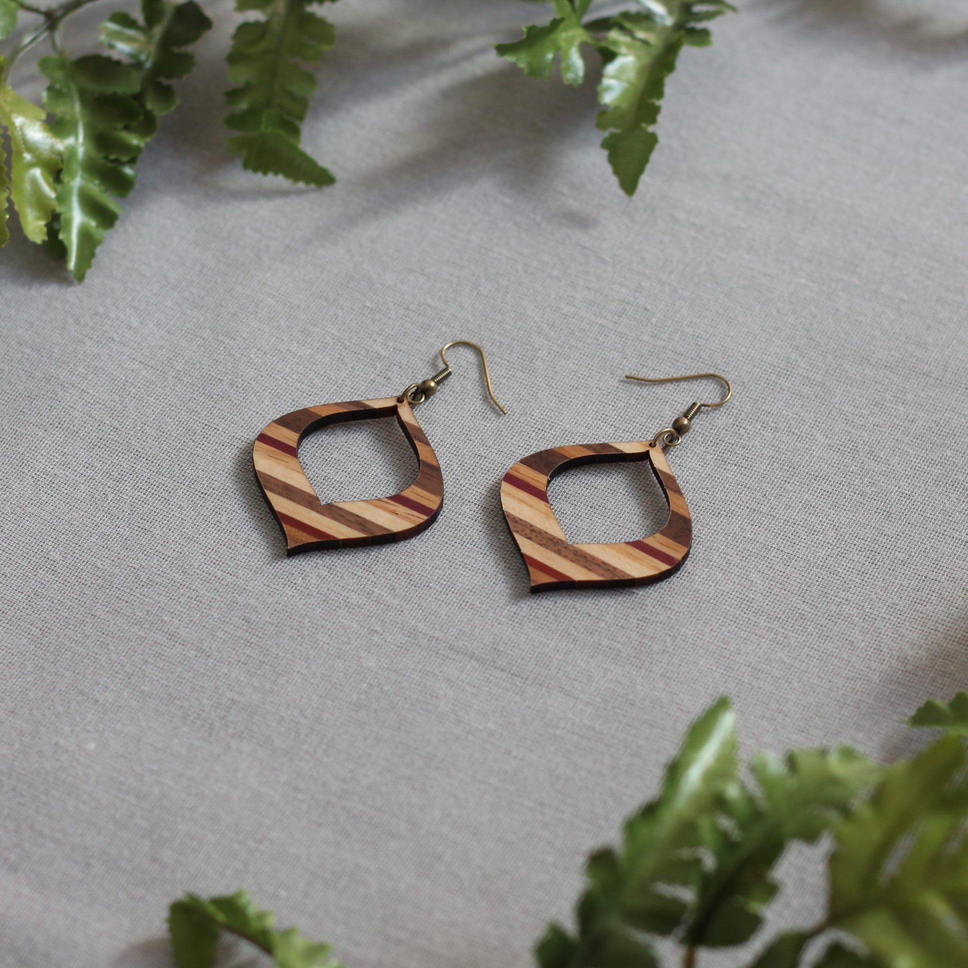 Linda Earrings - Varied Stripes $20 image