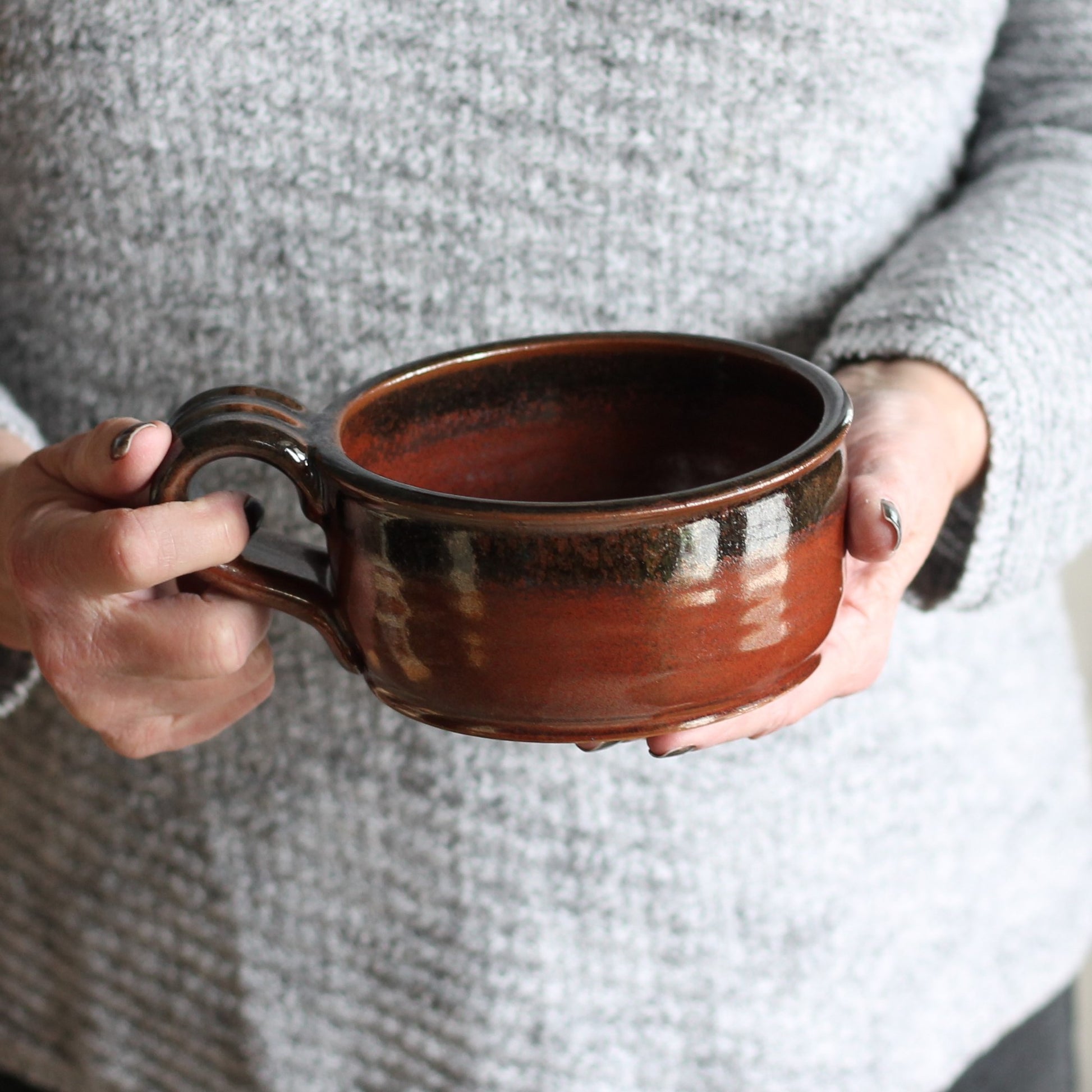 SECONDS SALE | Handmade Pottery | Soup Mug (9 colors) image 3