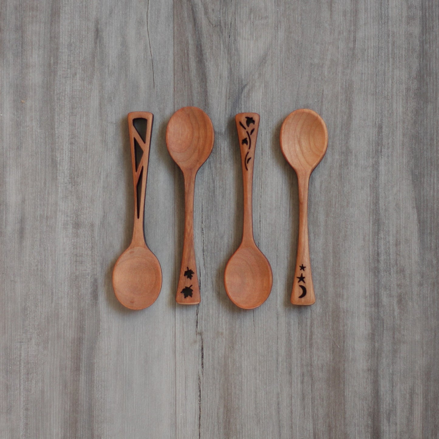 Wooden Mini Spoons | 4 Designs image 0