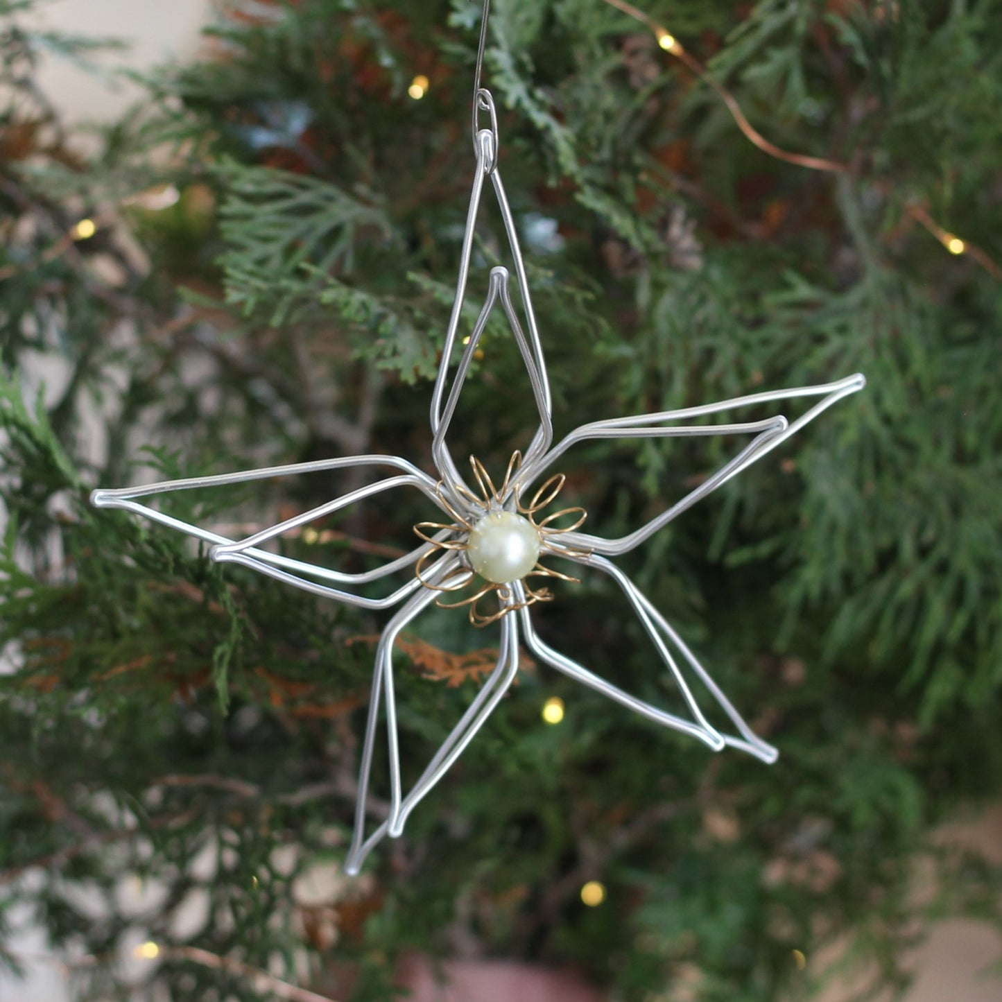Handmade Wire Star Ornaments image 3