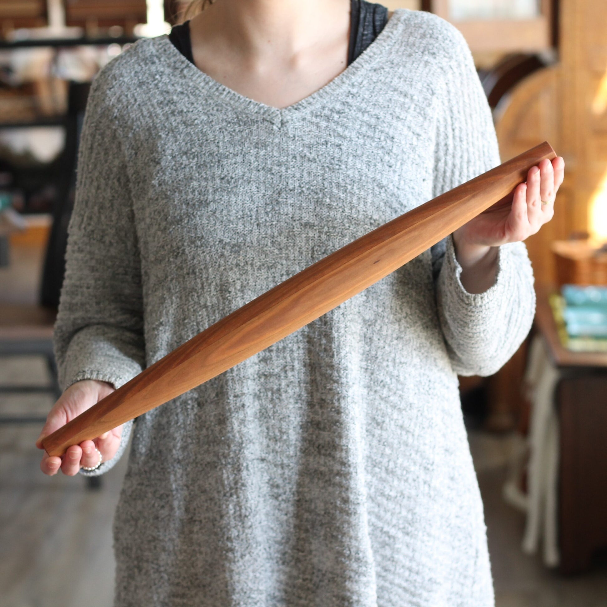 Handmade Solid Wood French Rolling Pin | 4 Wood Types image 4