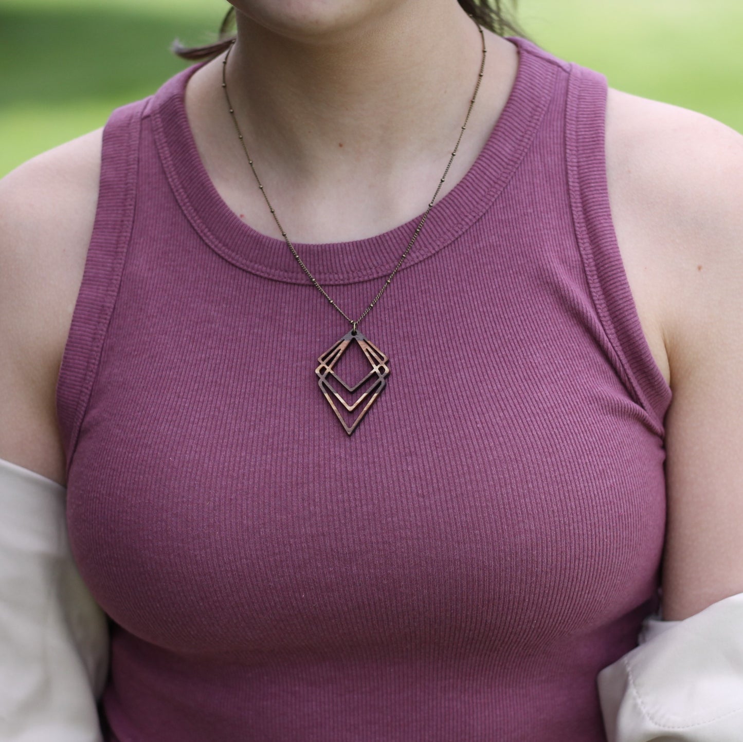Handmade Wooden Jewelry | Shawna Necklace image 8