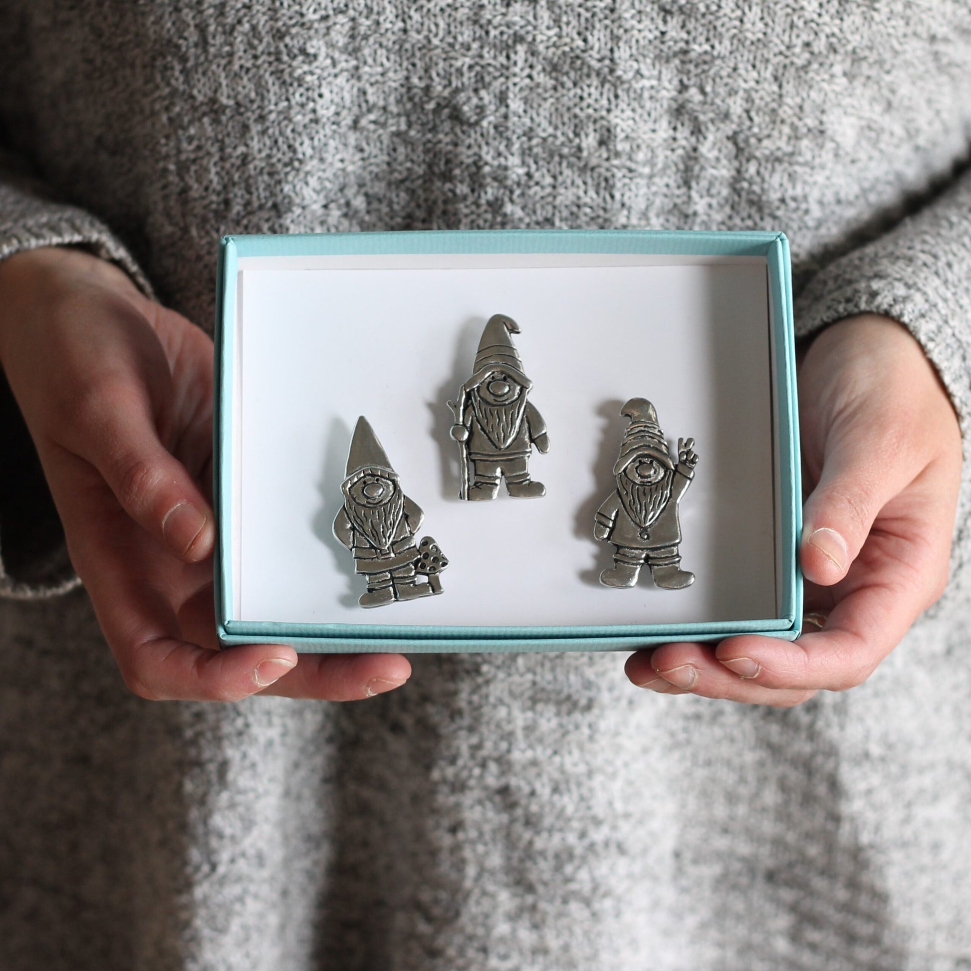 Handmade Pewter Magnet Set | 13 Styles image 15