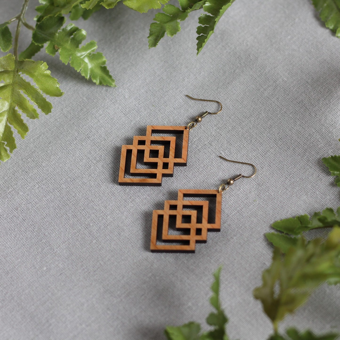 Mira Earrings - Cherry $24 image