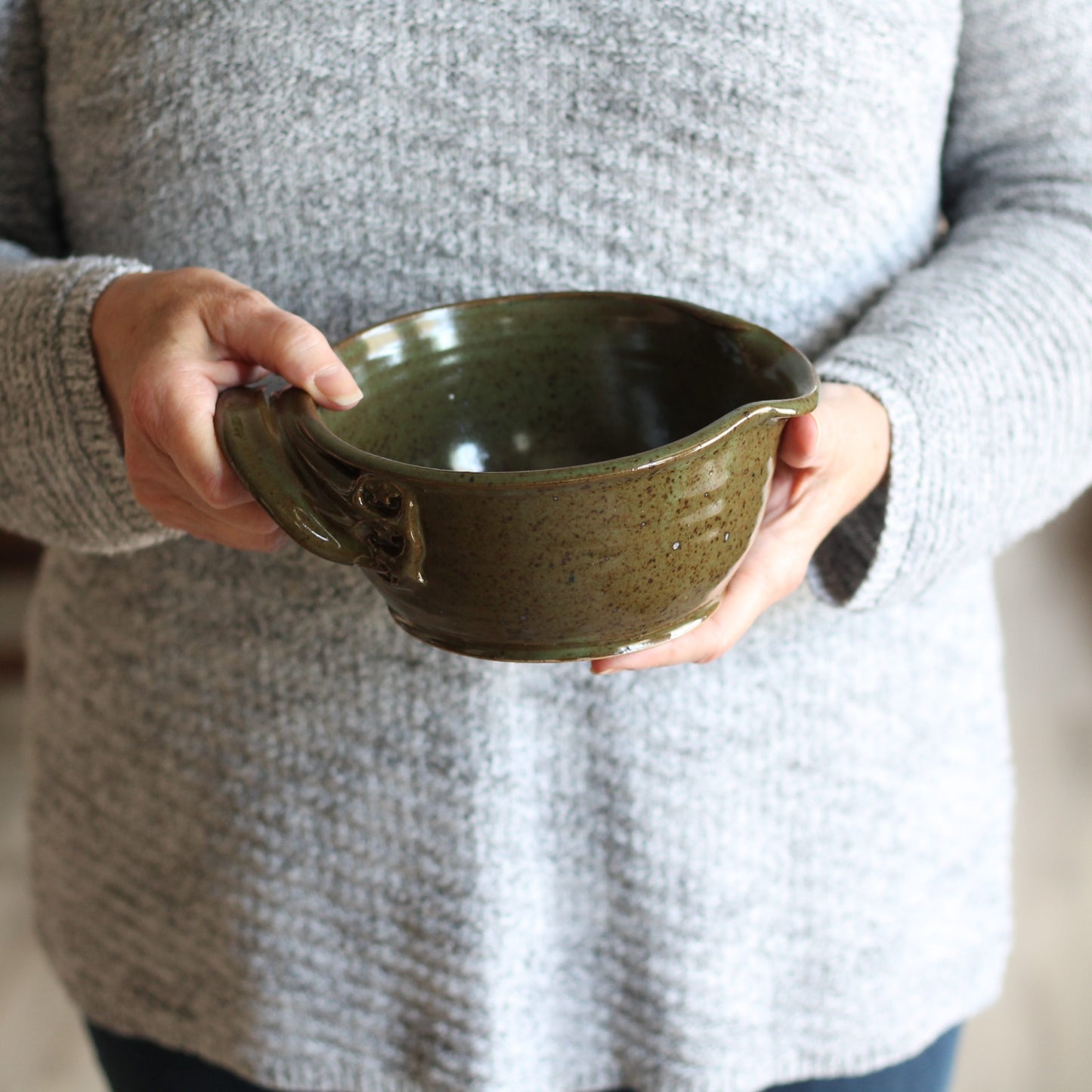 SECONDS SALE | Handmade Pottery | Small Batter Bowl (9 colors) image 6