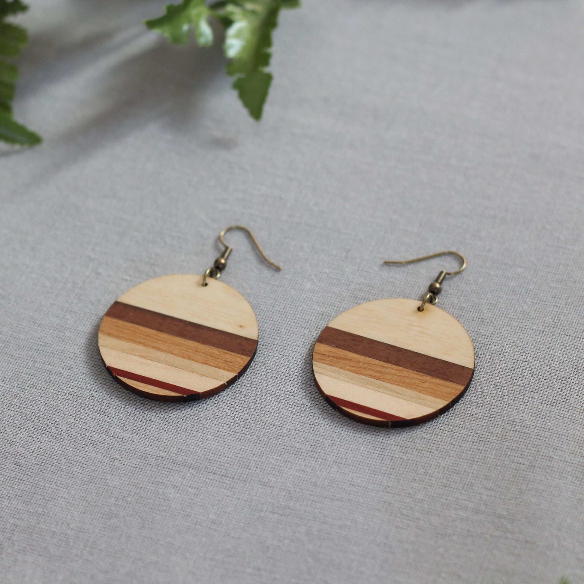 Elaine Earrings - Varied Stripes $24 image