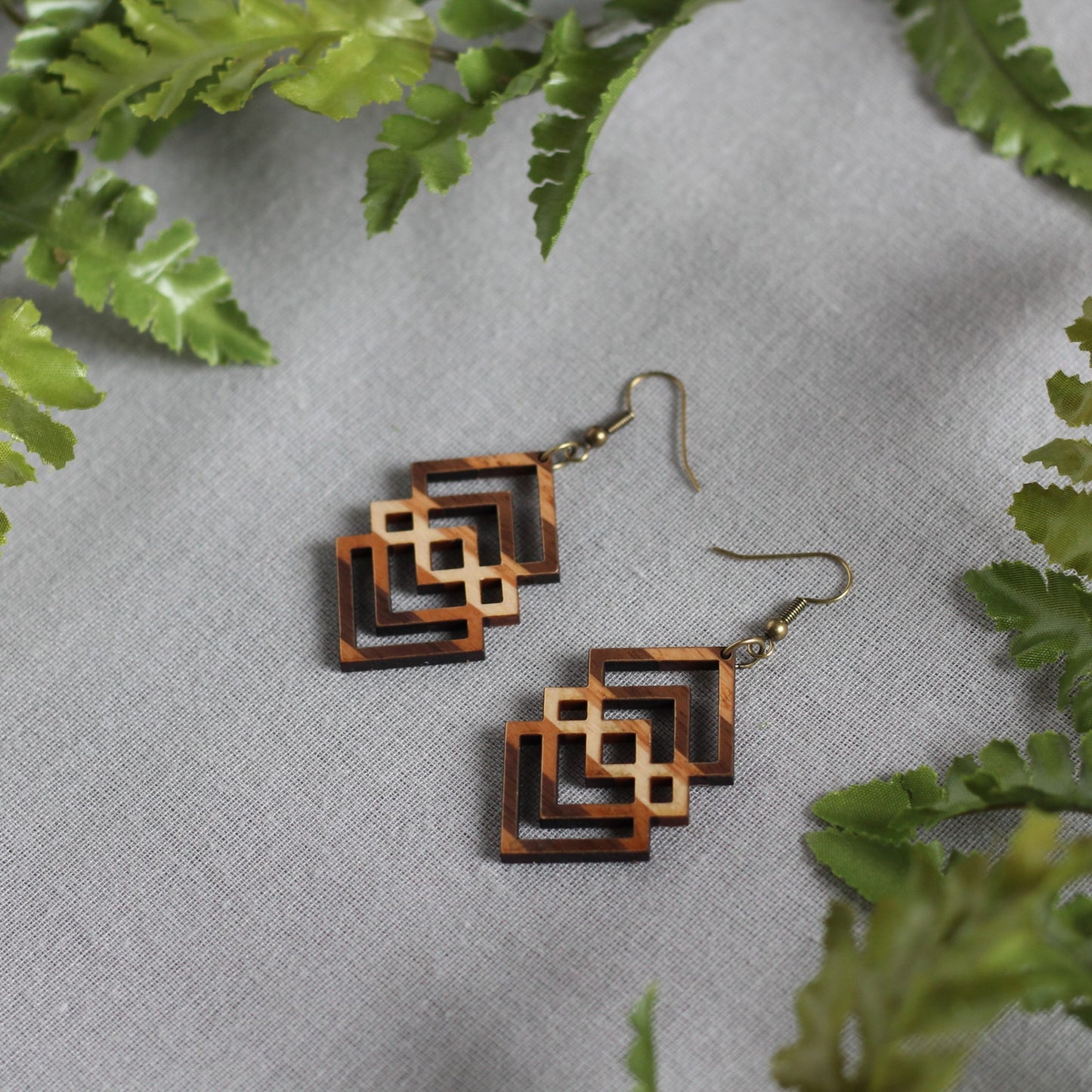 Mira Earrings - Varied Stripes $24 image